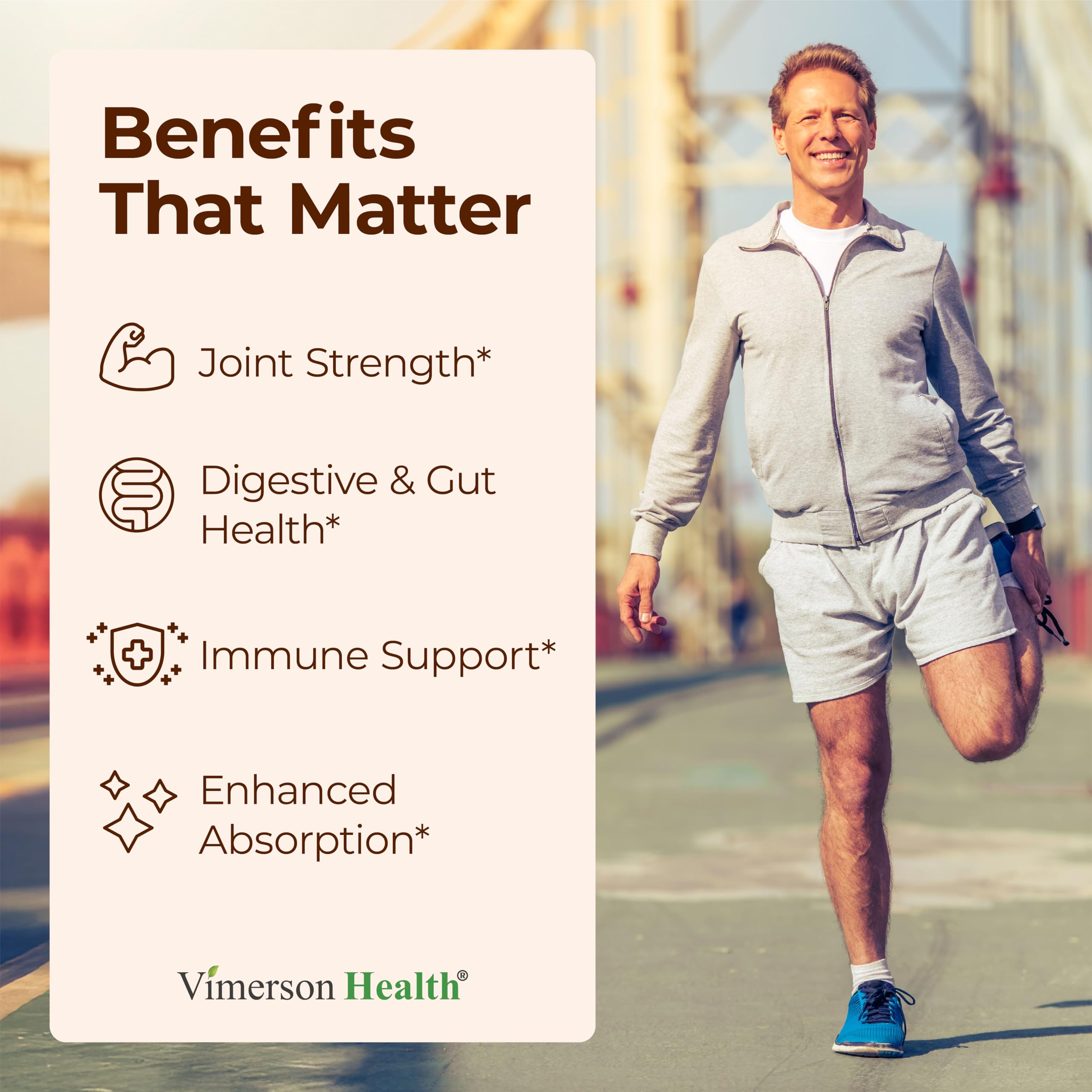 Turmeric Curcumin Supplement with Ginger Root for Joint Support, Digestive & Gut Health - Contains Organic Turmeric Curcumin with Black Pepper (Bioperine) for Enhanced Absorption - 60 Capsules