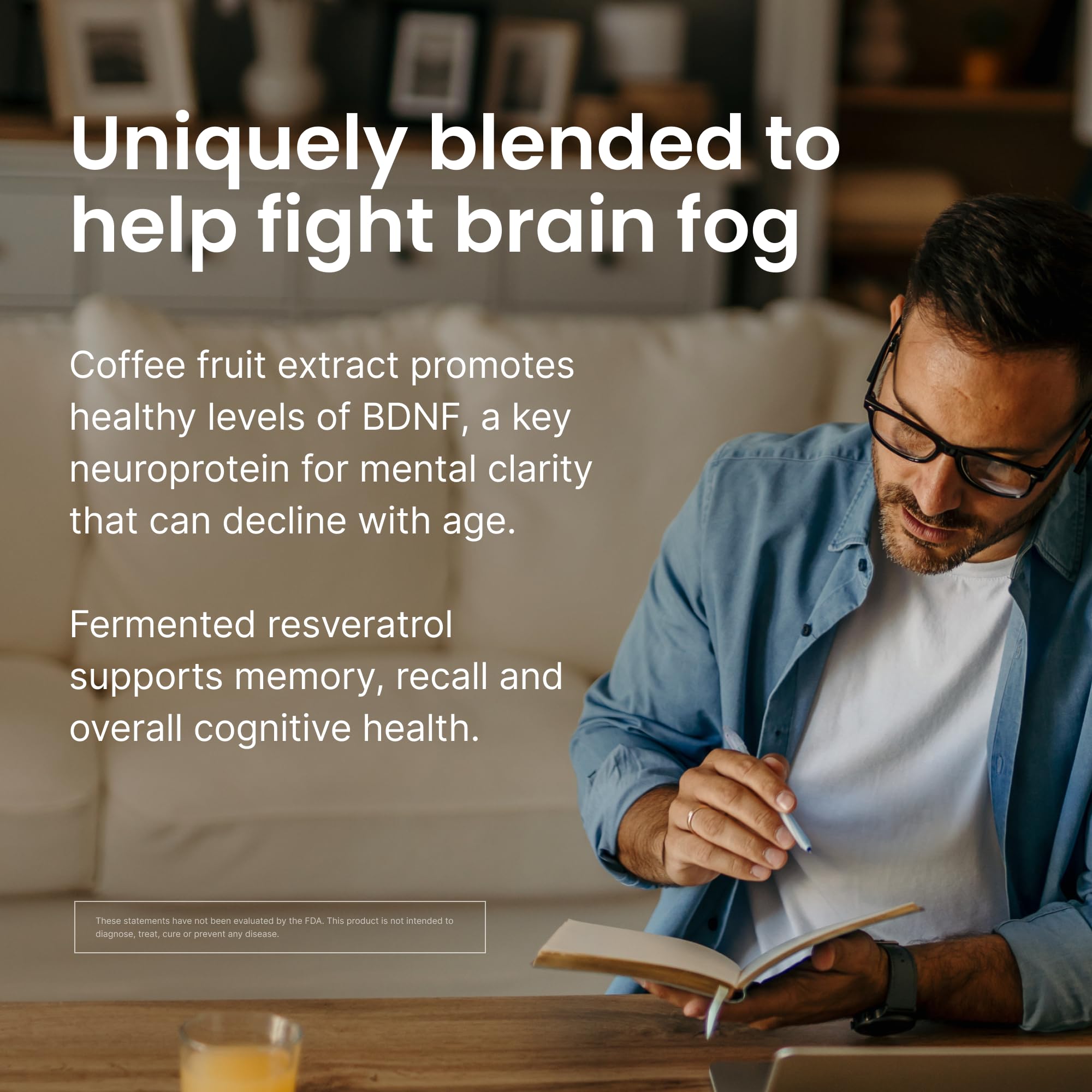 Humann SuperBeets Brain Supplements for Memory and Focus Chews, Mental Alertness, Clinically Studied Nootropics, Resveratrol Supplement Plus Beet Root Powder, Blueberry Pomegranate Flavor, 30 Count