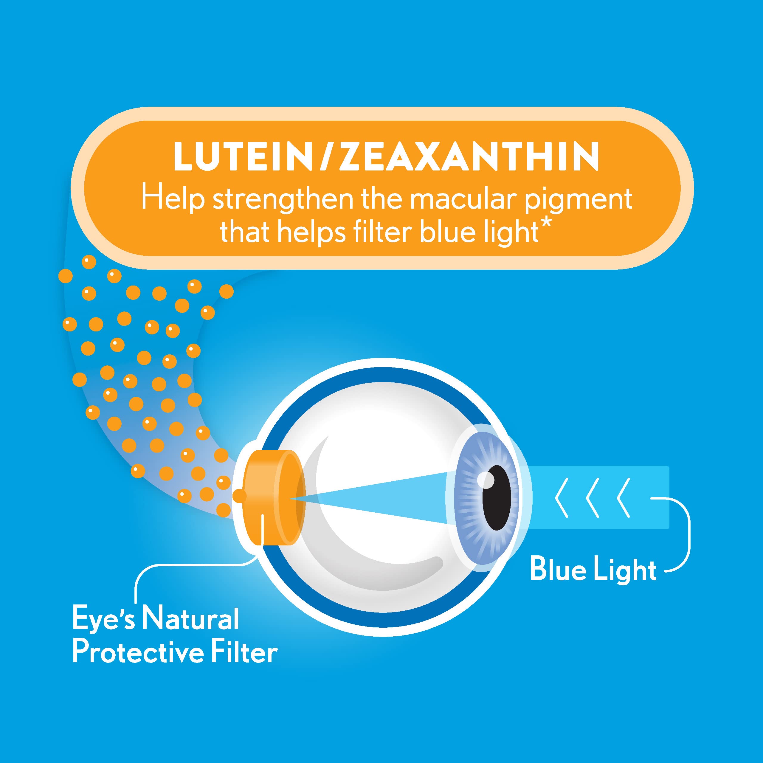 Ocuvite Blue Light Lutein & Zeaxanthin Supplement, Eye Vitamin for Eye Strain, Vision & Ocular Health Support, Softgels for Screen & Sunlight Exposure, 30 Softgels