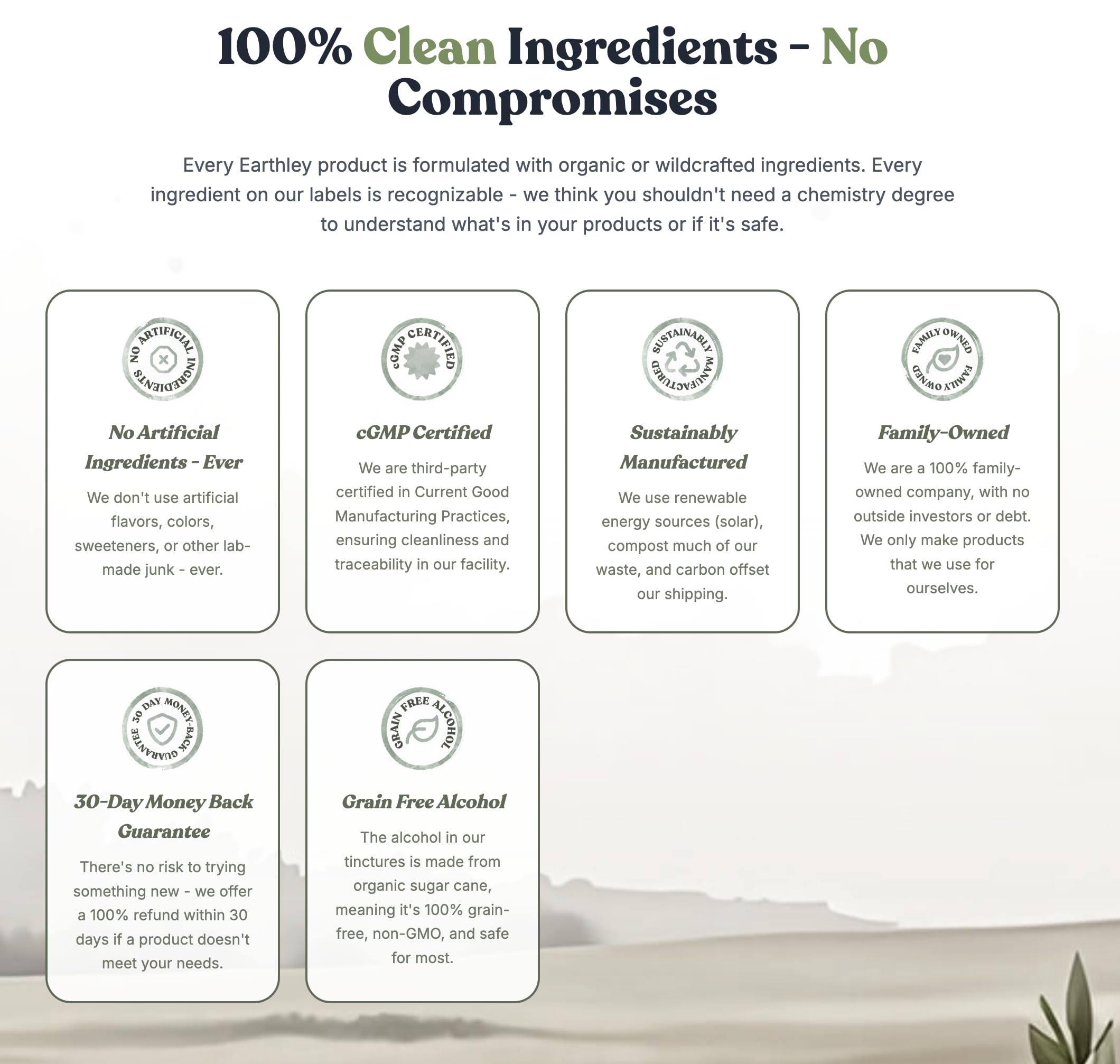 Earthley Wellness Feel Better Fast, All-Natural Relief for Minor Ailments, Organic Herbal Formula, Supports Immune & Digestive Health, Echinacea Root and More, 6 Month Supply (1.69oz Glass, 500 doses)