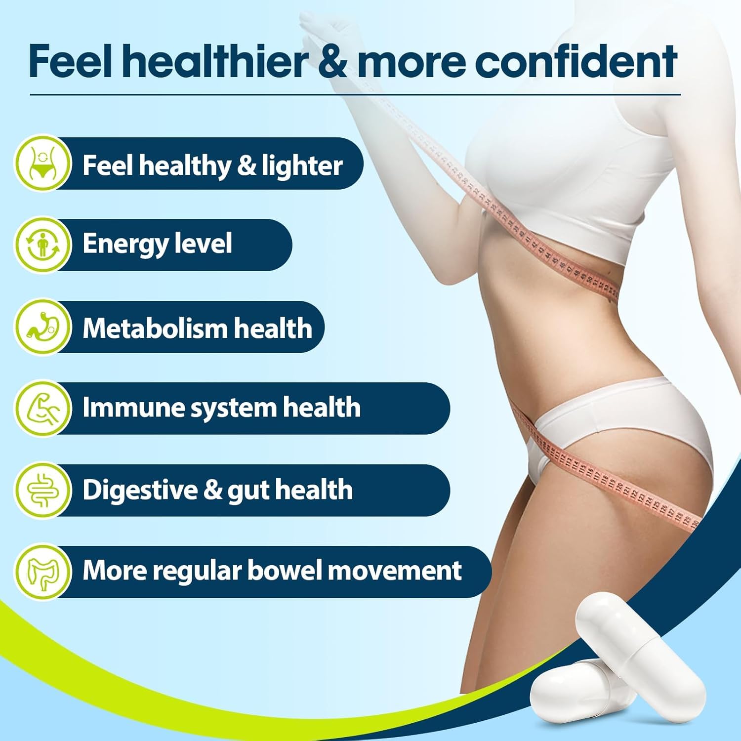 Probiotics for Women & Men, 300 Billion CFU Probiotics from 12 Strains + Organic Prebiotics Blend for Daily Digestive, Immune, Gut, Bloating, Gut Health for Women & Men, Shelf Stable - 60 Capsules