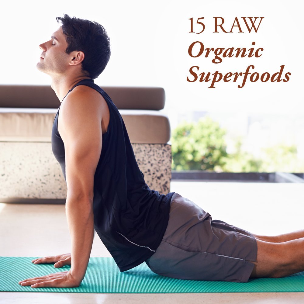 Garden of Life Raw Fiber, Organic Unflavored Fiber Powder with 15 Organic Superfoods, Probiotics, Omega-3 ALA, Soluble and Insoluble, Psyllium Husk Free, 30 Servings