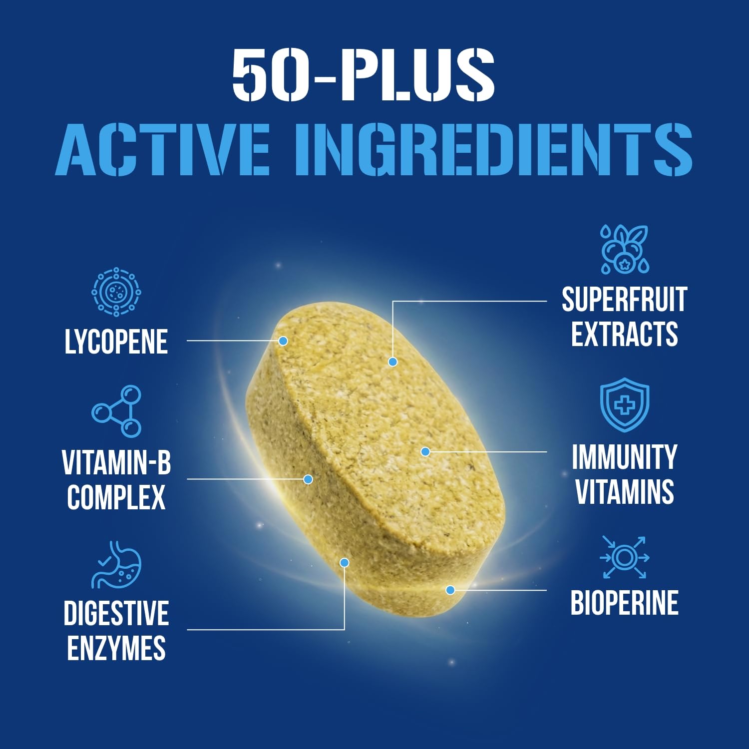 EVL Advanced Daily Multivitamin - Men's Multivitamin with Essential Minerals Phytonutrient Complex and VitaMode Active Mens Vitamins for Energy with Lycopene for Muscle Bone and Immune Support