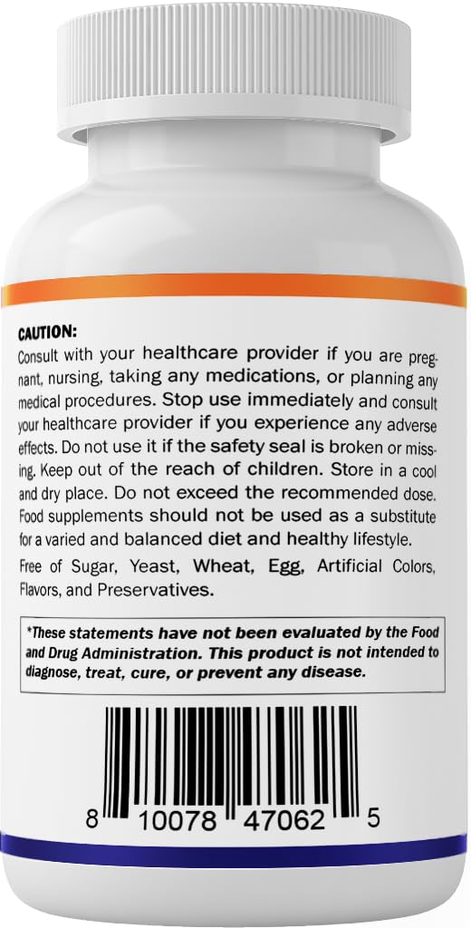 Vitamatic Folic Acid 5mg (5000 mcg) – 120 Vegetarian Tablets per Bottle | Pack of 2 (Total 240 Tablets) Vitamin B9 (Folate) | Supports Heart Health, Brain Function, and Prenatal Wellness