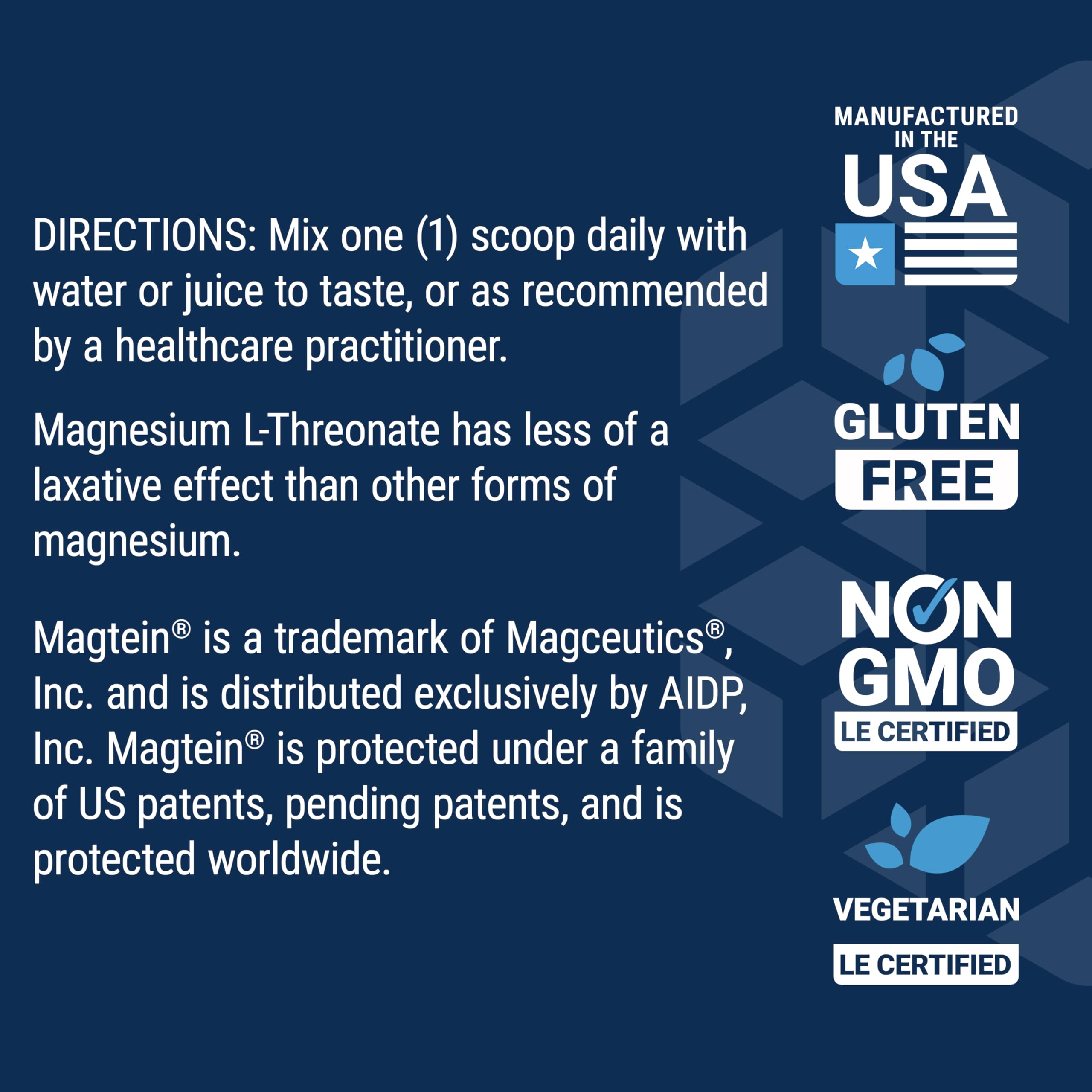 Life Extension Neuro-Mag Magnesium L-Threonate Powder (Tropical Punch) - Ultra-Absorbable Magnesium - Supports Memory, Focus, Cognitive Function & Mood - Gluten free, Non-GMO, Vegetarian (30 Servings)