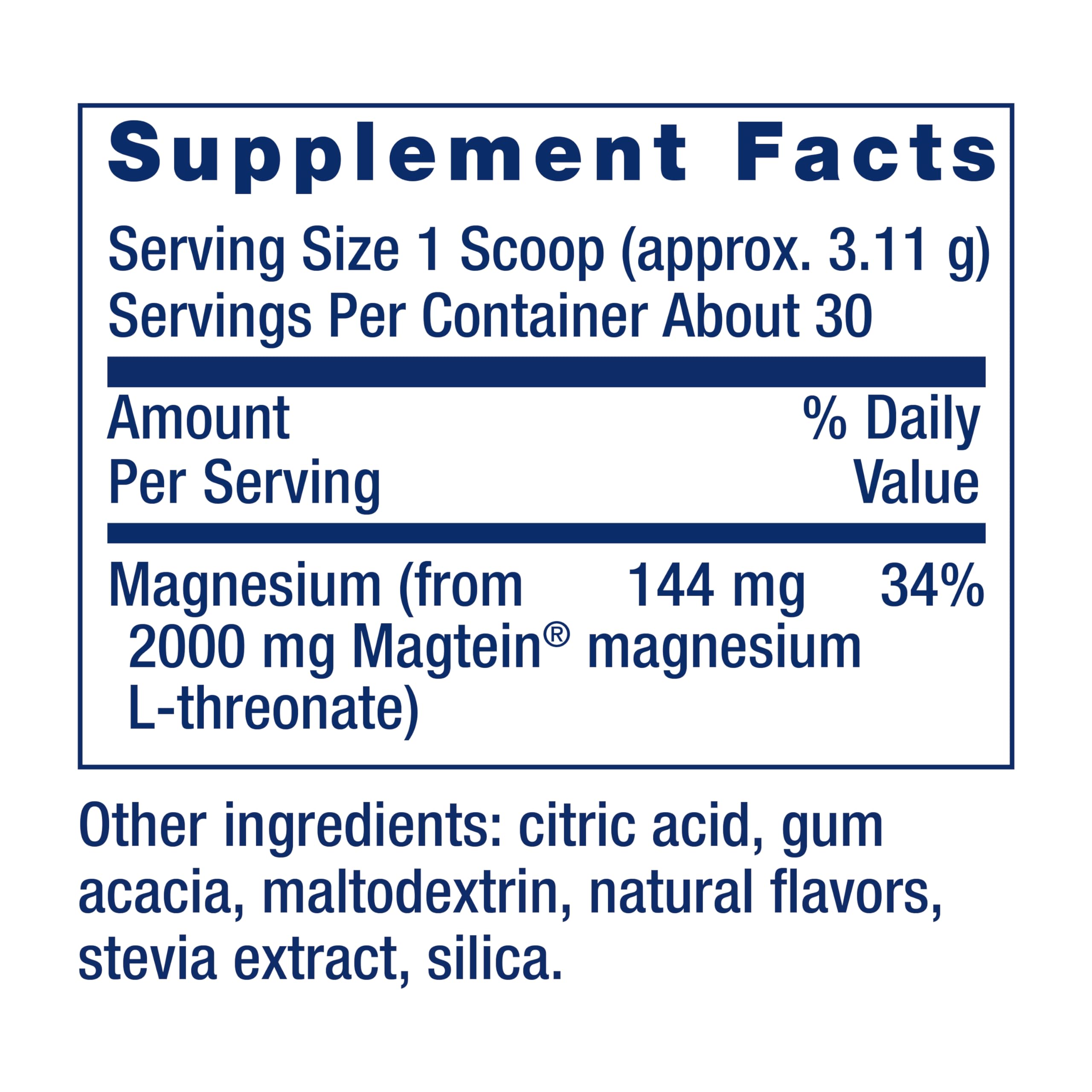 Life Extension Neuro-Mag Magnesium L-Threonate Powder (Tropical Punch) - Ultra-Absorbable Magnesium - Supports Memory, Focus, Cognitive Function & Mood - Gluten free, Non-GMO, Vegetarian (30 Servings)