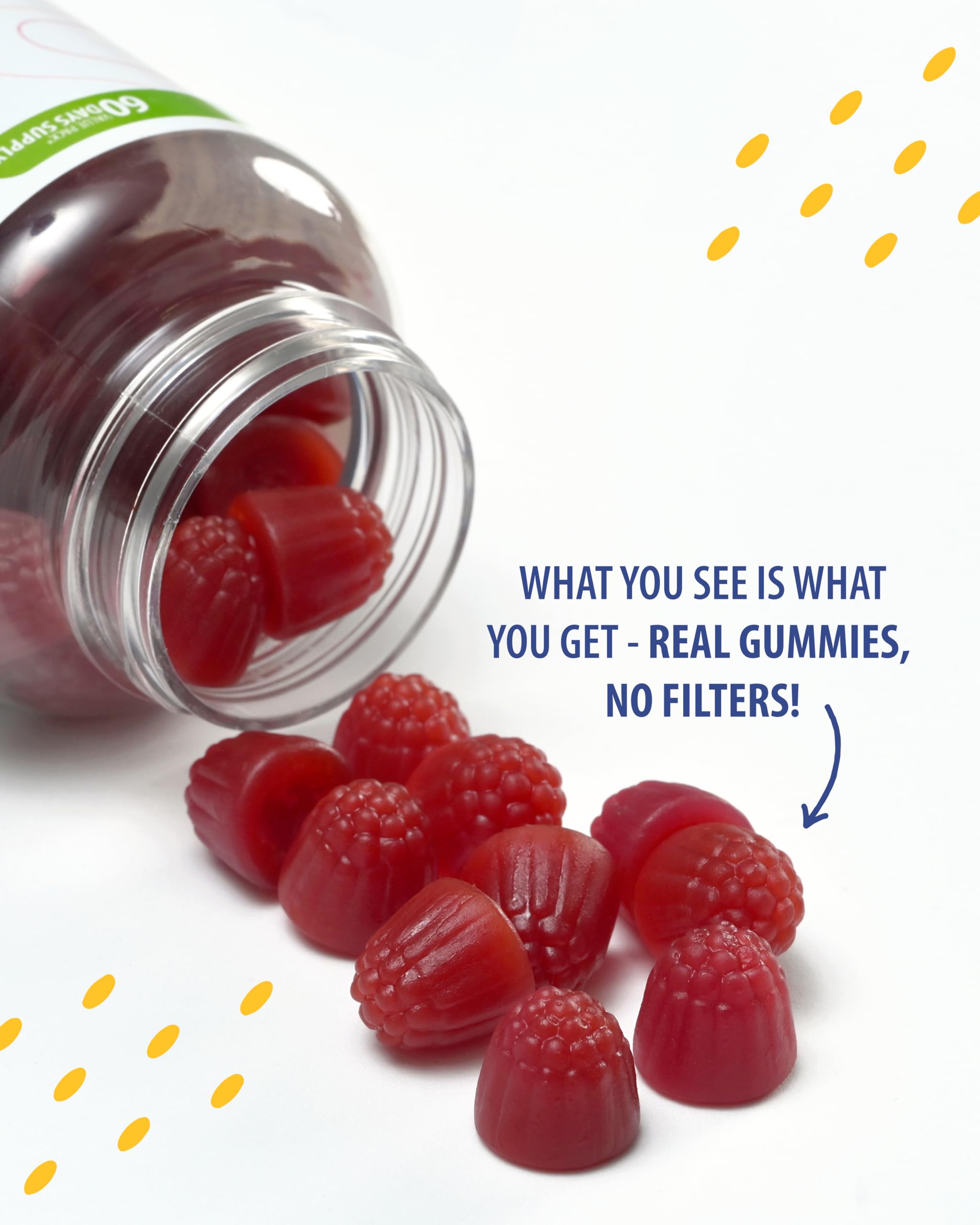 Sugar-Free Magnesium Gummies for Kids & Teens - 500mg Calm Magnesium Citrate Gummies - Kids Magnesium Gummy - Chewable Magnesium Gummy Supplement for Sleep, Mood & Muscle Support - 2Pack