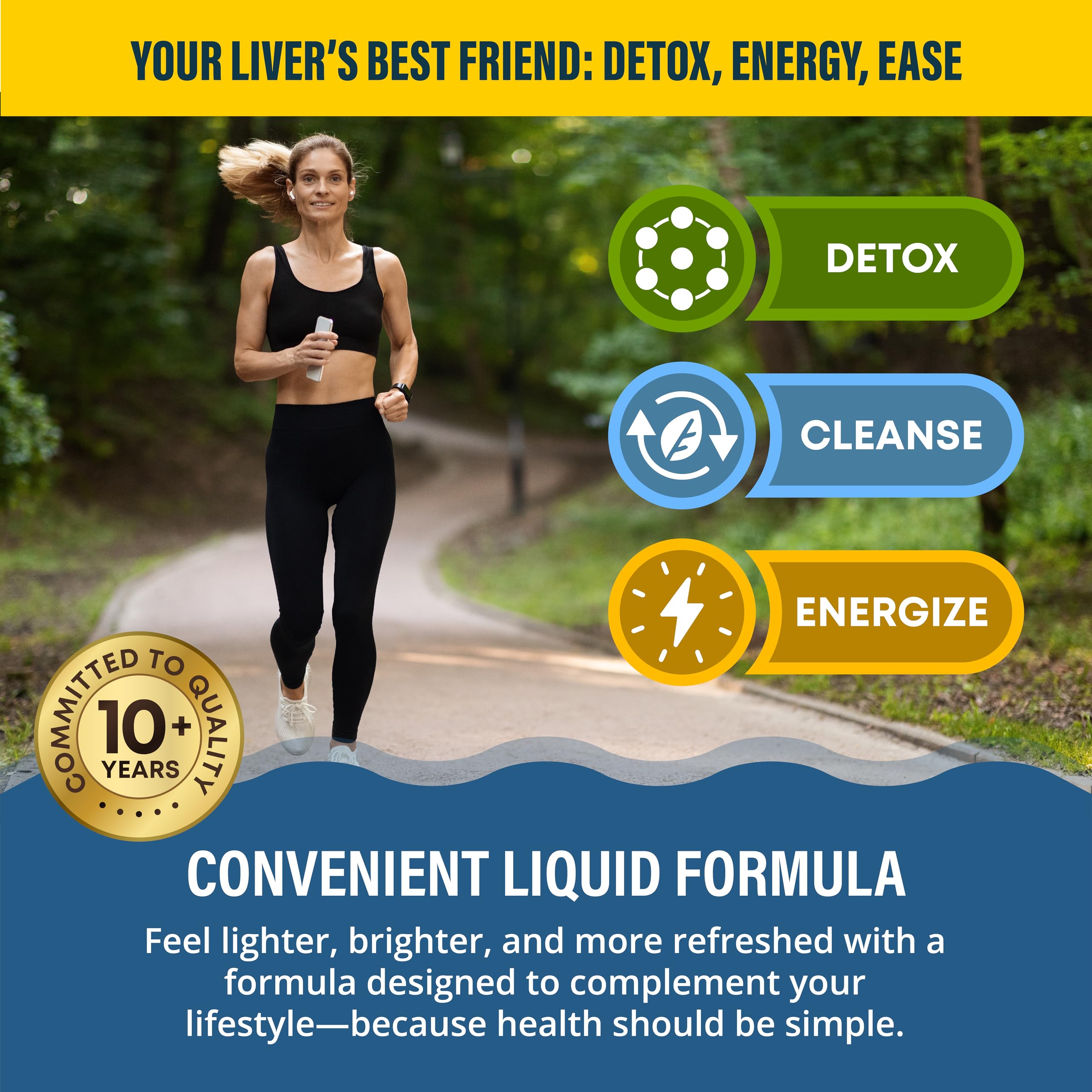 VitaLiver - Liver Health Supplement - Support Liver Cleanse & Detox - Liquid Delivery for Absorption - Milk Thistle, Artichoke, Chanca Piedra, Dandelion & More!