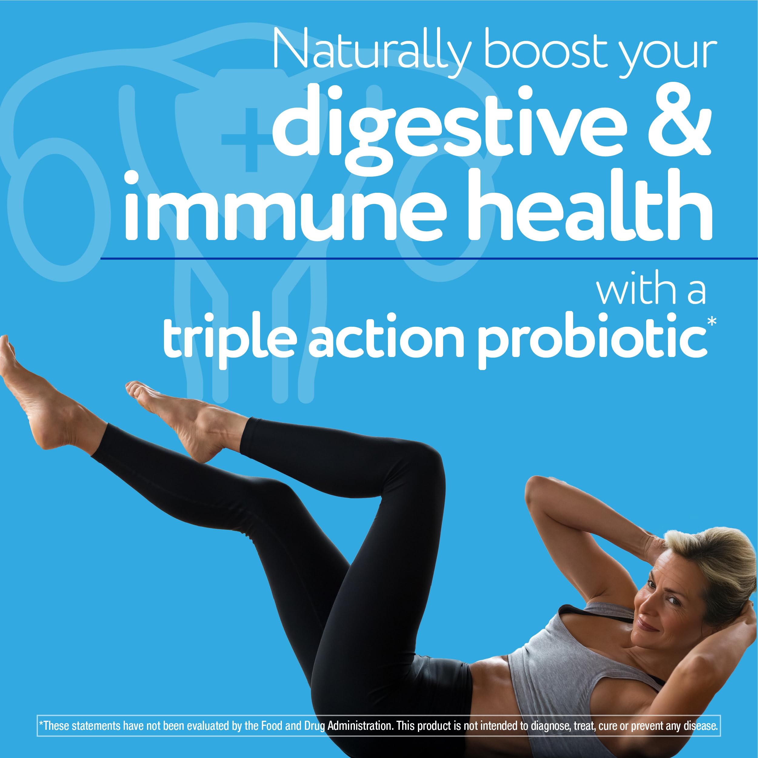 Florajen Women's Complete Triple-Action Prebiotic + Probiotic + Postbiotic for Digestive & Immune Support - Fast-Acting Relief from Constipation & Bloating - Gluten-Free - Vegan - Non-GMO - 30-Count