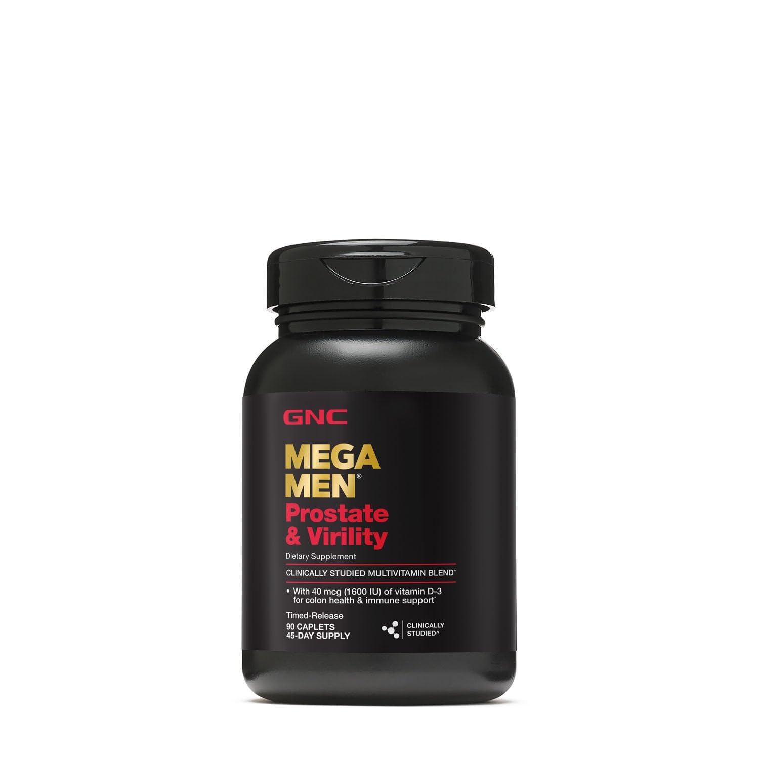 GNC Mega Men Prostate and Virility Multivitamin, Supports Optimal Sexual Health and Prostate Health, 90 Count