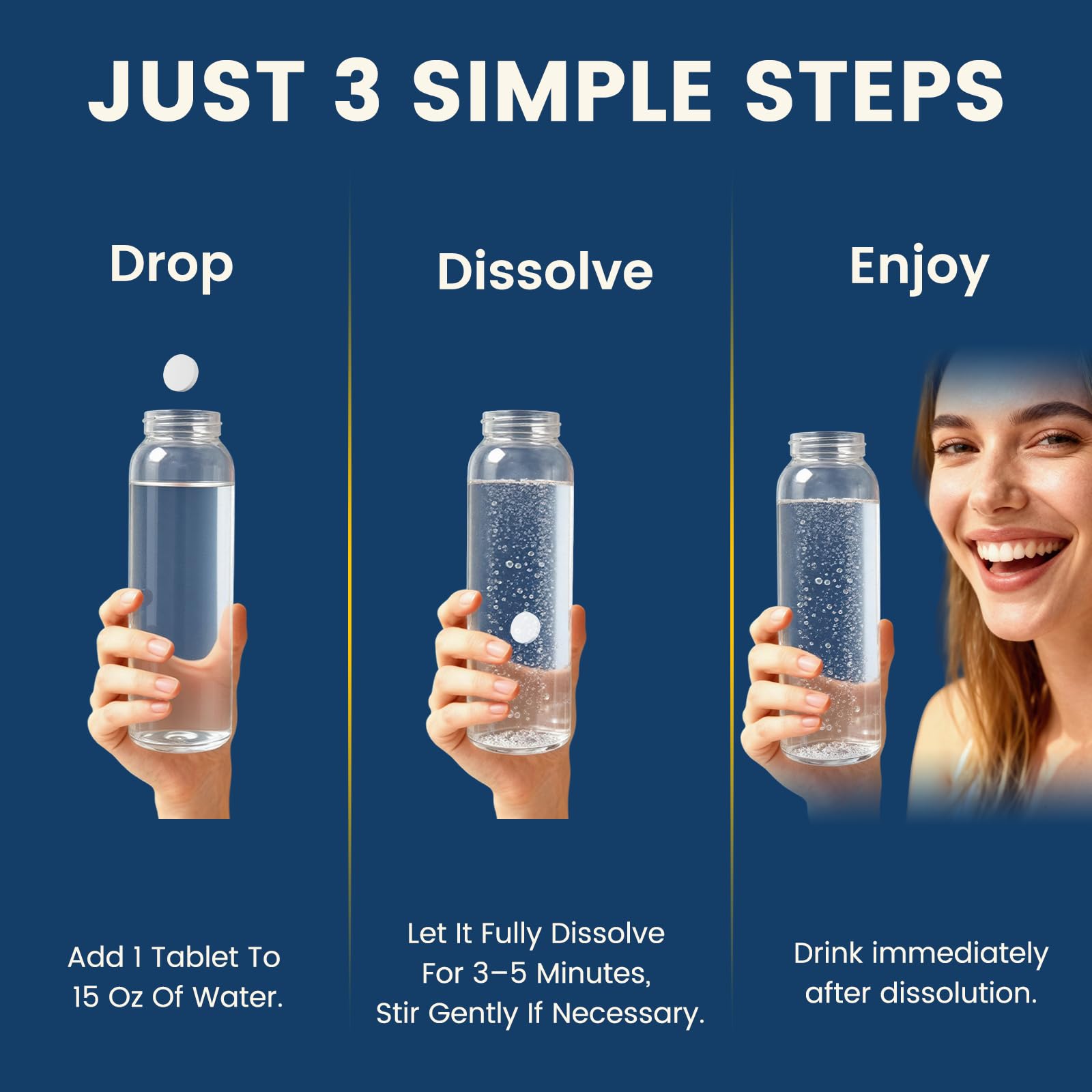 Nuism Hydrogen Water Tablets with Magnesium,Hydrogen Tablets for Drinking Water,Antioxidant and Cellular Health Support, H2 Molecular Tabs,90 Tablets