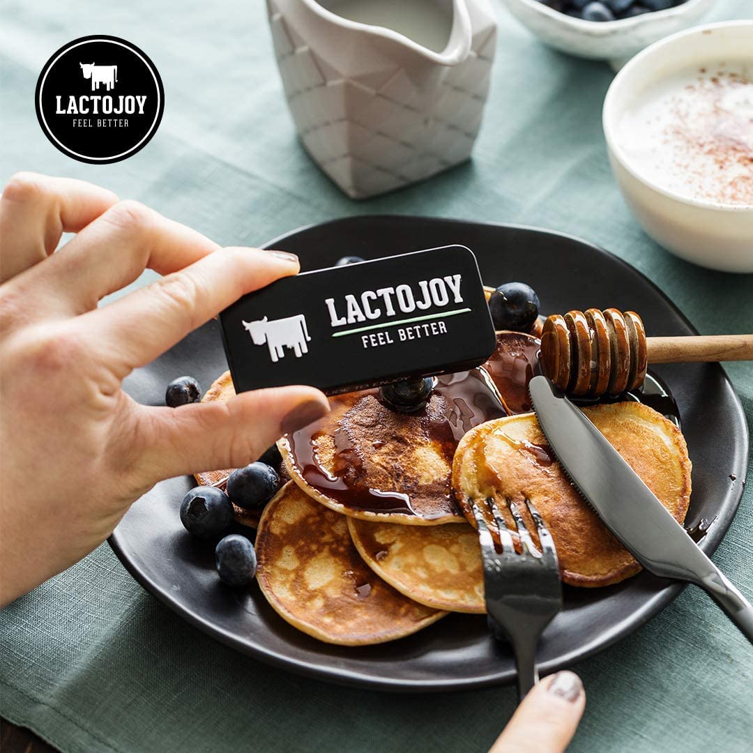 LactoJoy Lactase Pills 14.500 FCC I 240 Pieces Refill Package I Powerful Lactase Enzymes for Lactose Intolerance I Ultra Pure Lactase for Improved Digestion I 100% Vegan