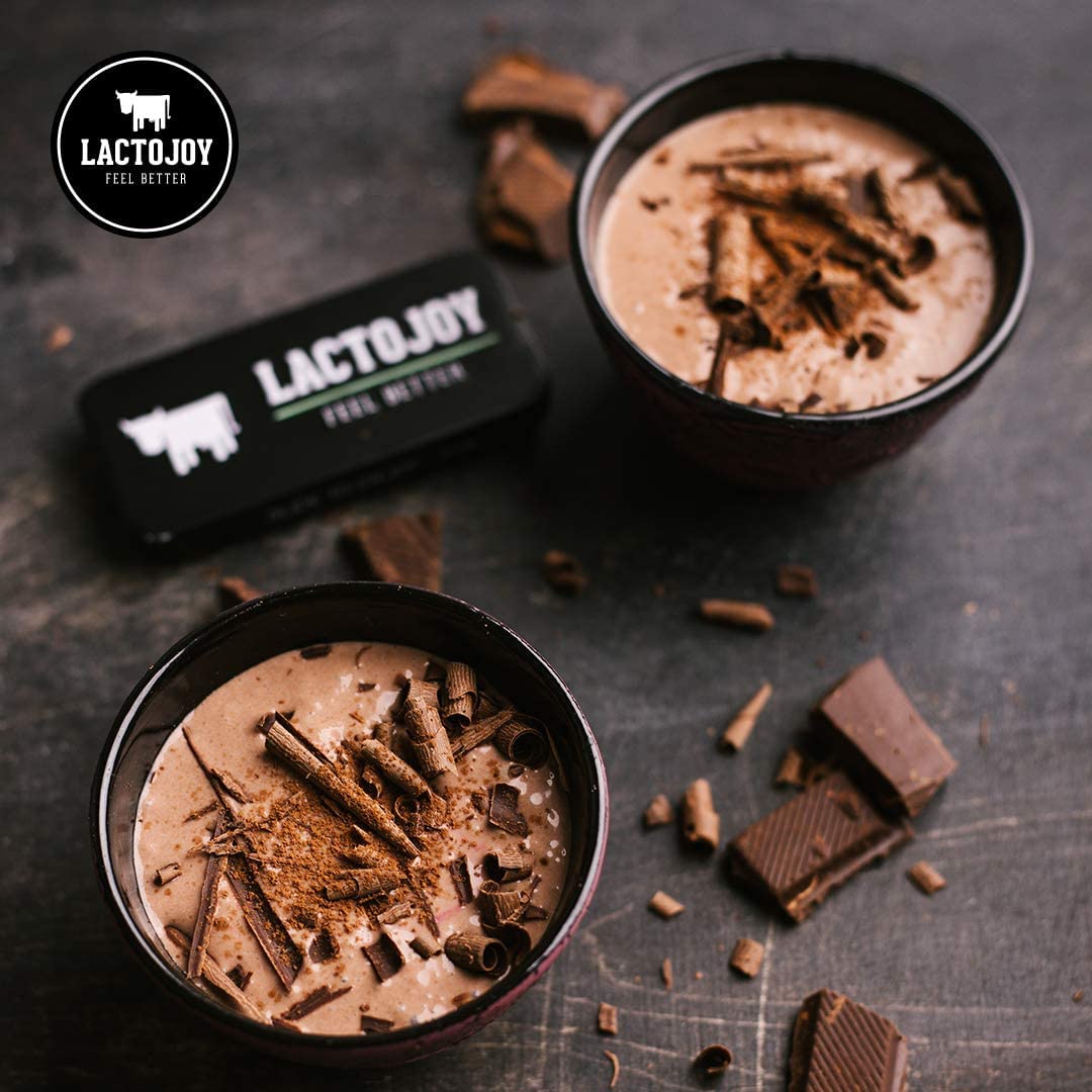 LactoJoy Lactase Pills 14.500 FCC I 240 Pieces Refill Package I Powerful Lactase Enzymes for Lactose Intolerance I Ultra Pure Lactase for Improved Digestion I 100% Vegan