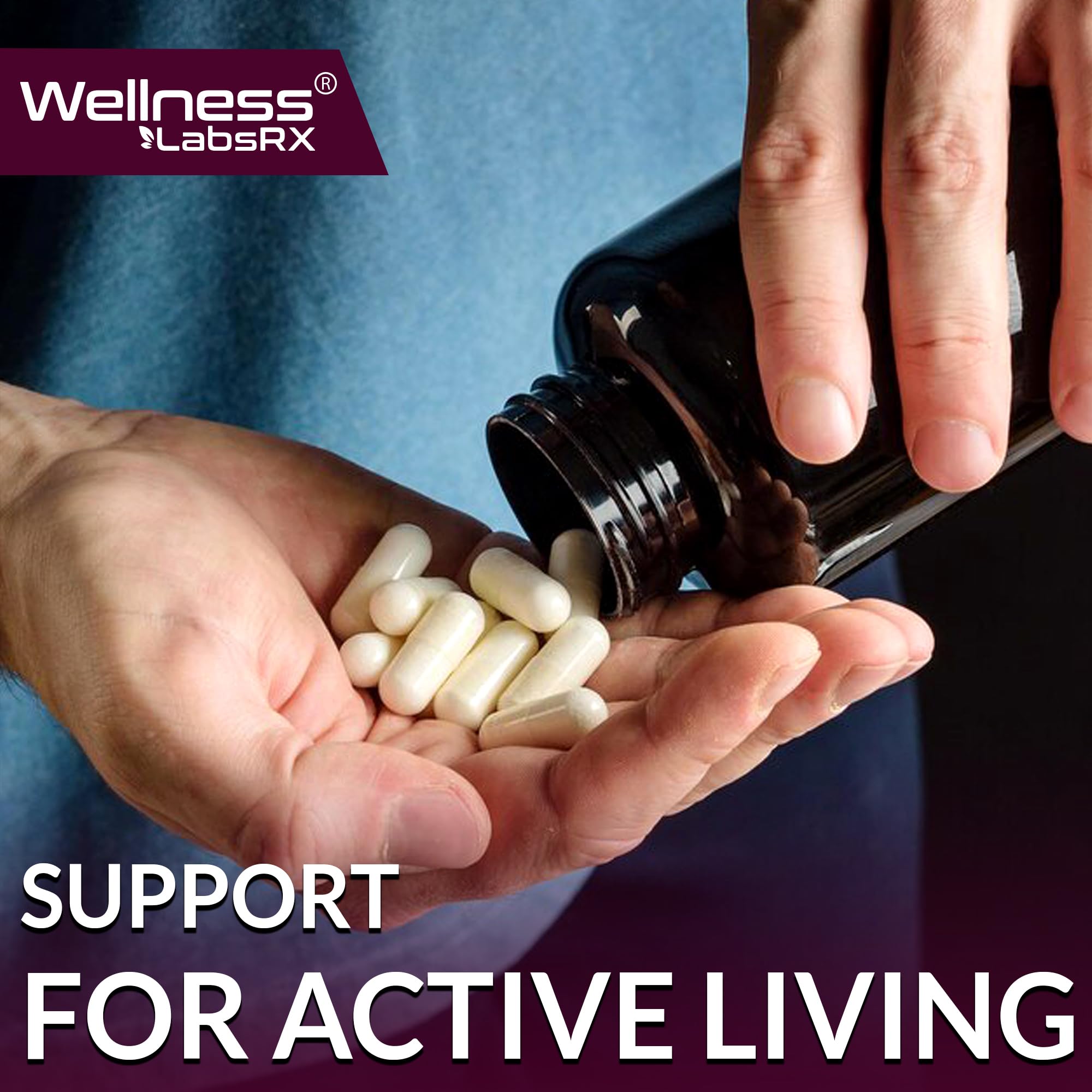 Liposomal Urolithin A Supplement Capsules 1,000mg - Urolithin A+ Supplement for Cellular Renewal & Mitochondrial Support, Ultra-Strength Muscle Health - Third-Party Tested 120 Capsules - Made in USA