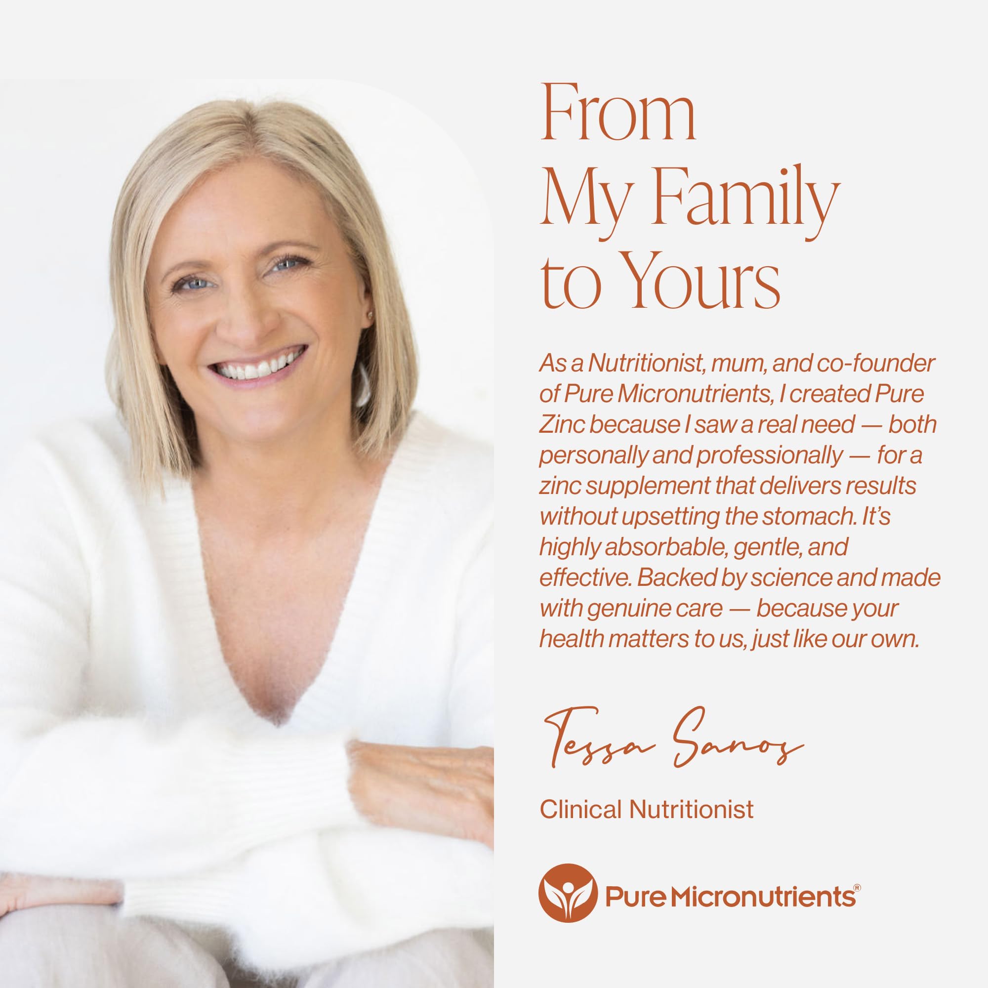 Pure Zinc Supplement 25mg - TRAACS Bisglycinate Chelate - 120 Capsules for Immune Support, Skin Health & Energy - for Men & Women