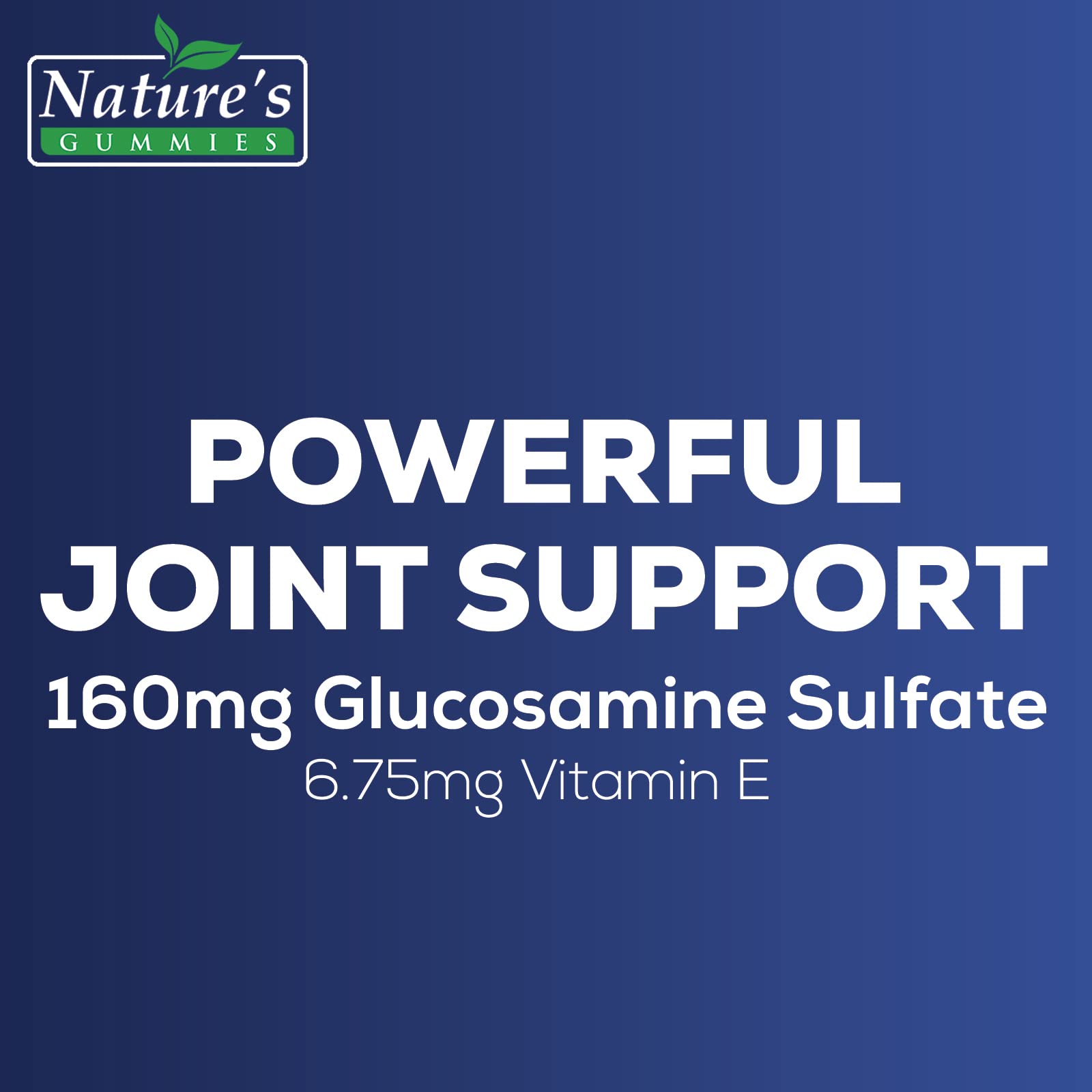Joint Support Supplement - Extra Strength Glucosamine Gummy Supports Joints Health & Flexibility for Back, Knees, Hands - Natural Vitamin E Immune Support - Best Gummies for Women & Men - 120 Gummies