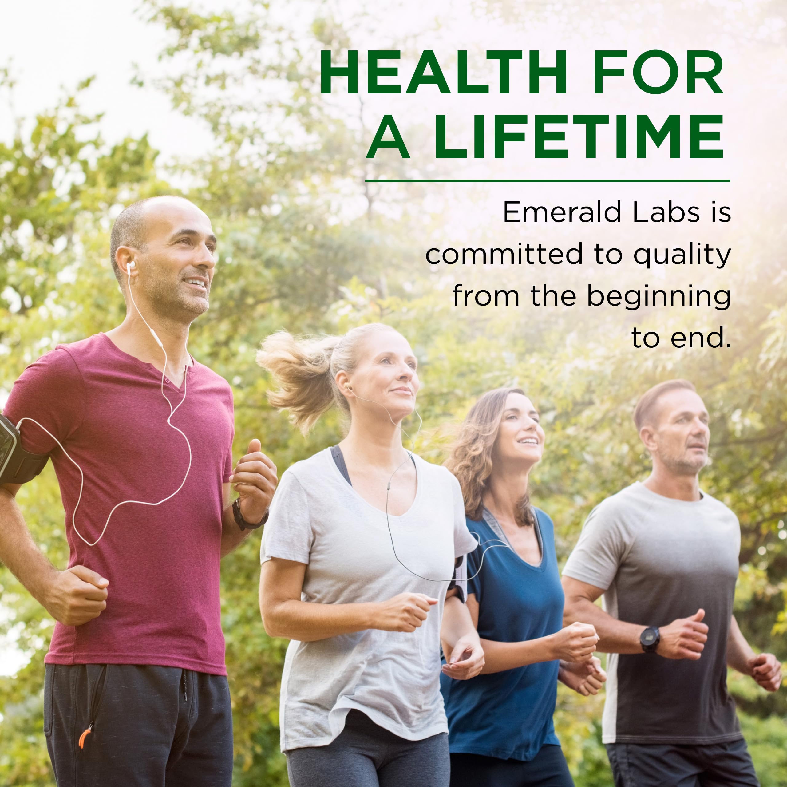 EMERALD LABS Women's 45+ 1-Daily Multi - Complete Multivitamin for Comprehensive Support, Bone & Heart Health* - Designed for Women 45+ - Gluten-Free & Vegetarian- 60 Vegetable Capsules