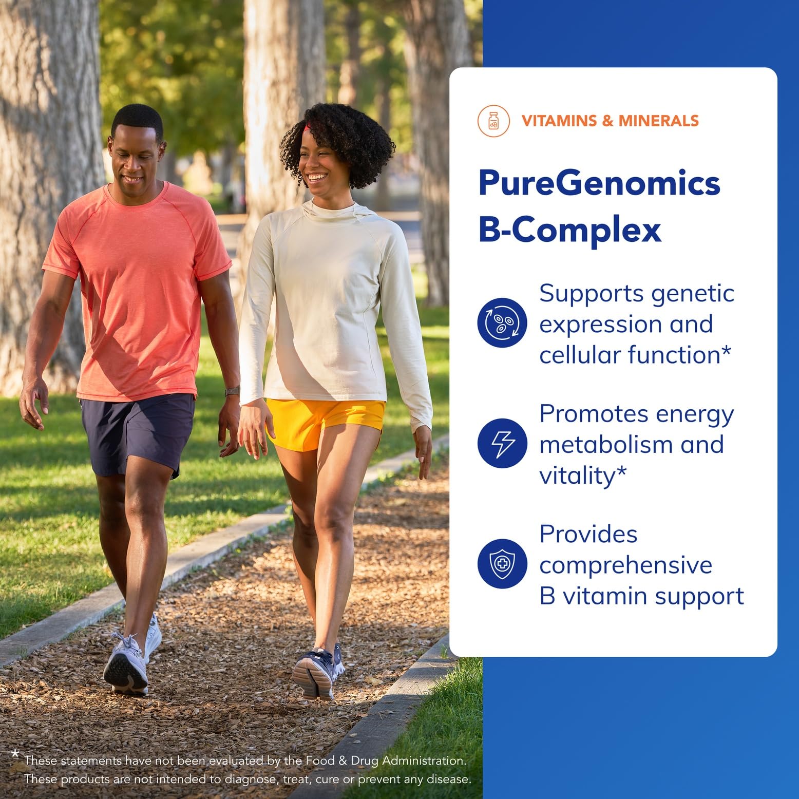 Pure Encapsulations PureGenomics B-Complex - Broad Spectrum B Vitamin Support for Genetic Expression, Cellular Function, Hormone Production & Energy Metabolism* - with Vitamin B12 & B6-120 Capsules