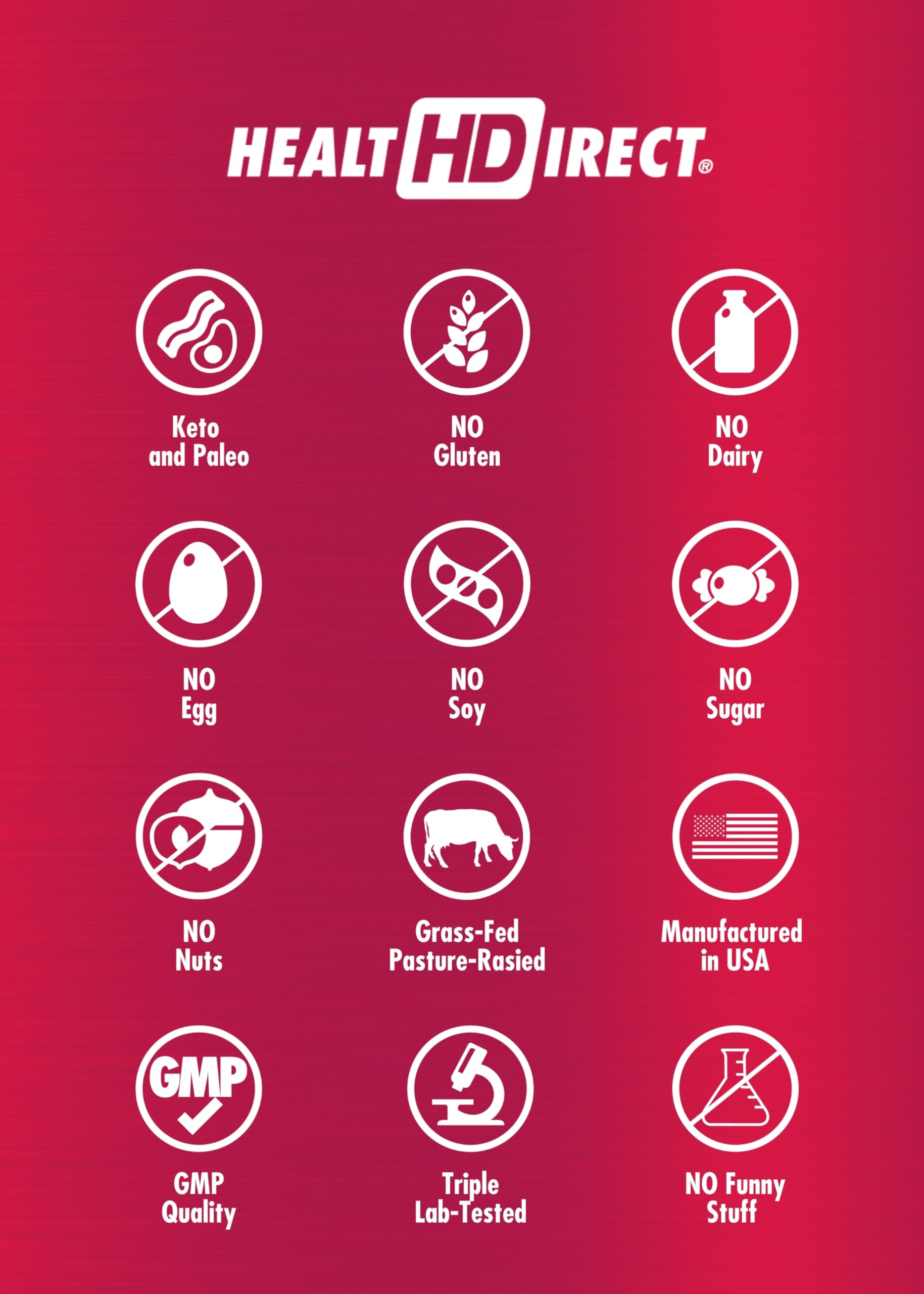 HEALTH DIRECT AminoSculpt Sugar-Free Collagen Supplement - High Potency Medical-Grade Protein for Hair, Skin, Nails & Joints, Grass-Fed, Non-GMO, Liquid Collagen - Tart Cherry - 30 Fl Oz