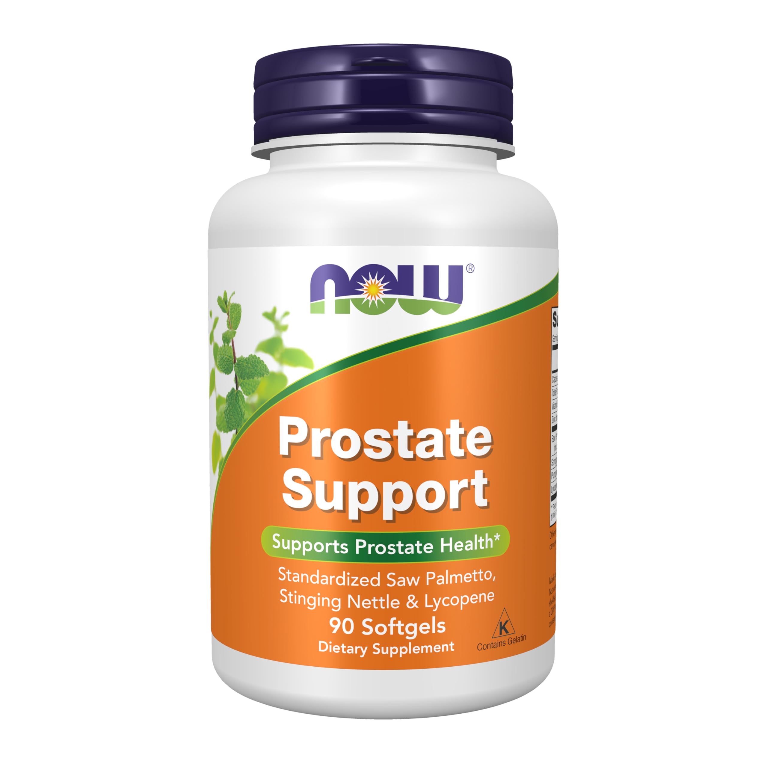 NOW Foods Supplements, Prostate Support, Prostate Support, with Standardized Saw Palmetto, Stinging Nettle & Lycopene, 90 Softgels