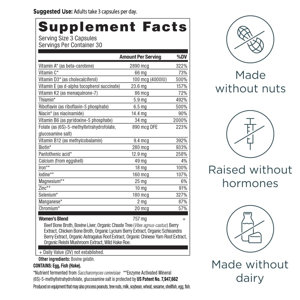 ANCIENT NUTRITION Ancient Nutrients Women's Multivitamin 90ct, 90 CT