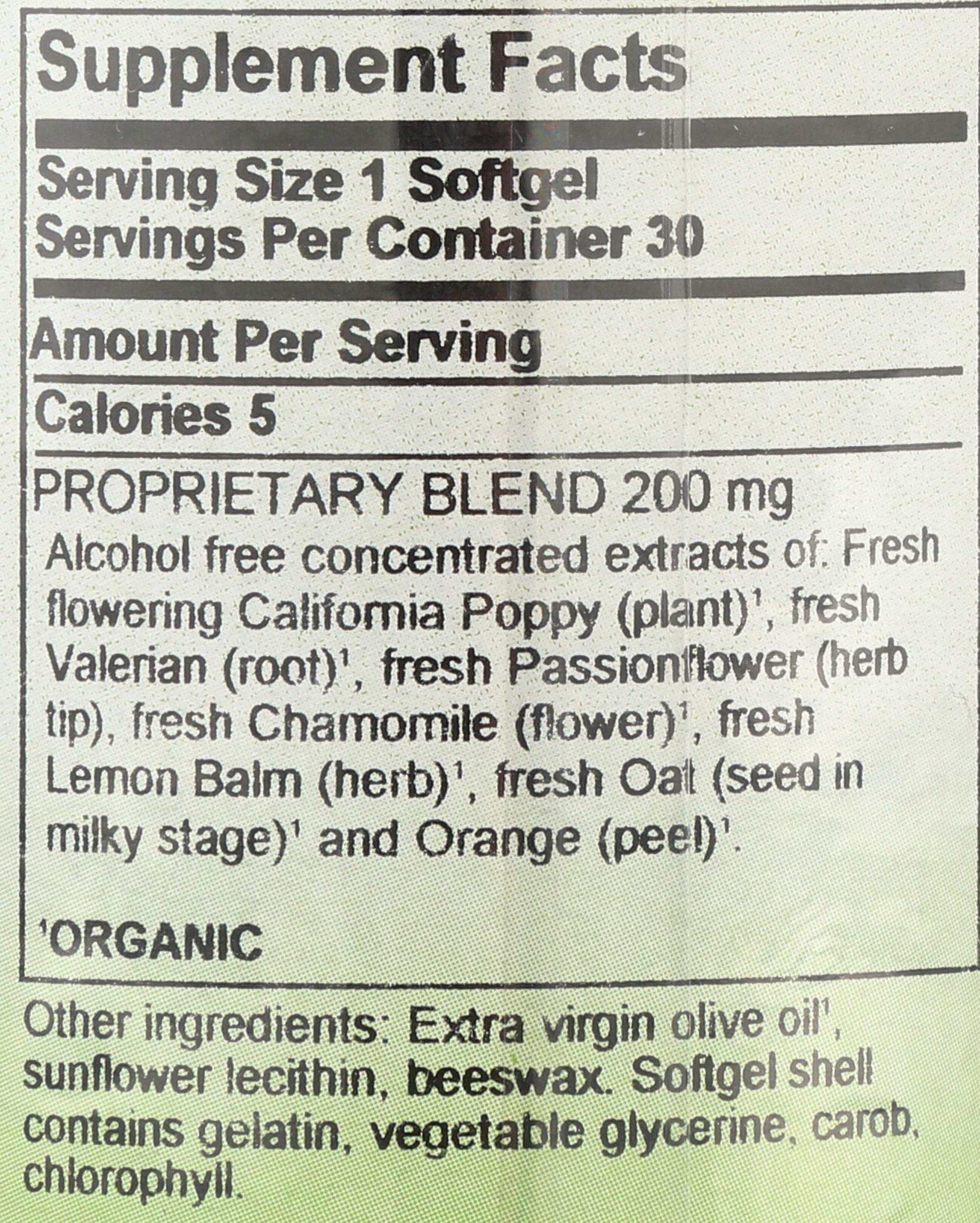 Herbs Etc. Deep Sleep Softgels - Herbal Sleep Support Supplement - Rest & Calming Support with Passionflower, Chamomile & Lemon Balm - 30 Softgels (30 Servings)