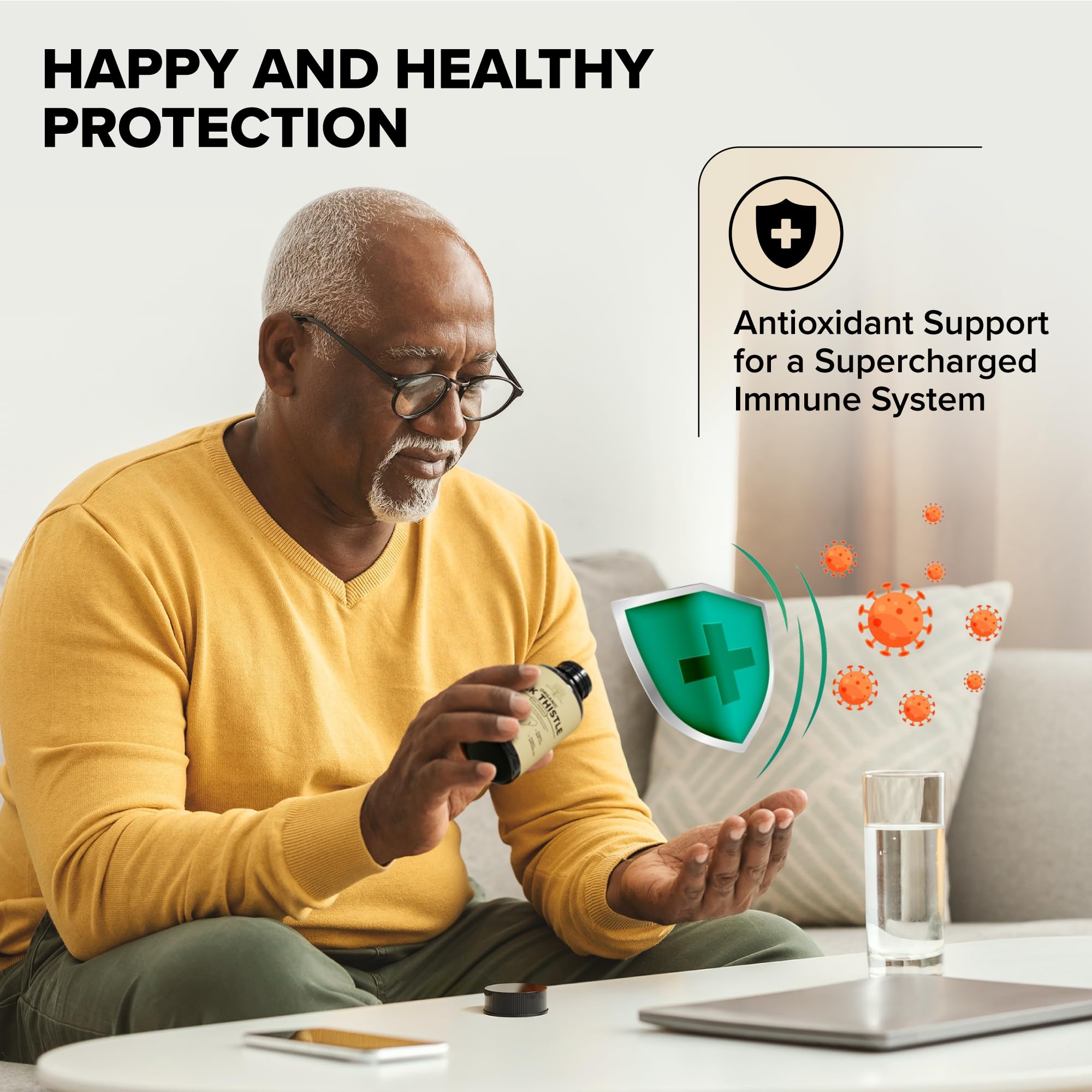 Garden of Herbz USDA Organic Milk Thistle Supplement 80% Silymarin – 250 mg with Beet Root & Artichoke Leaf Extract – Herbal Formula for Liver and Digestive Support, 120 Capsules