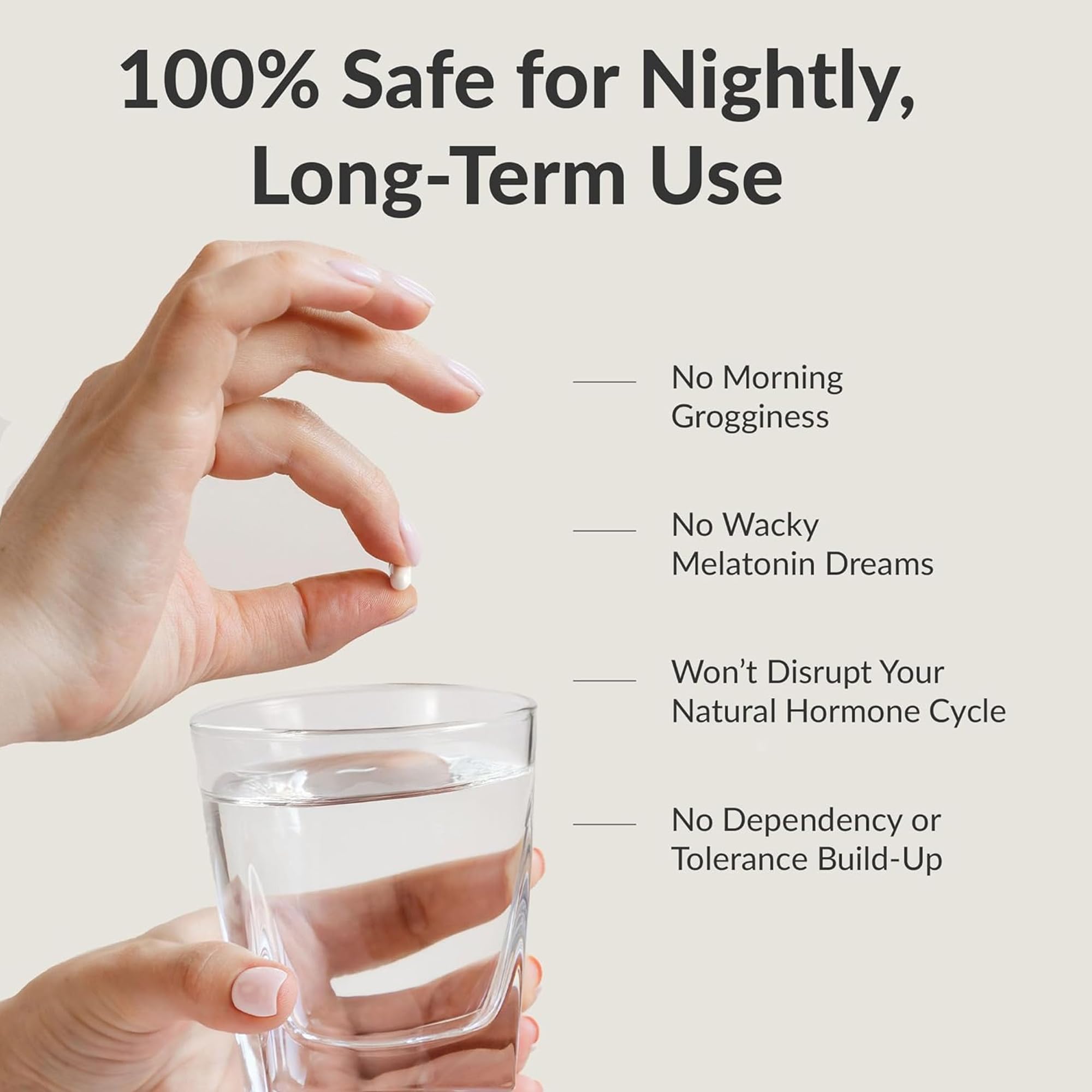 BIOptimizers Sleep Breakthrough Capsules - Natural Support Supplement | Calming Relief Aid for Adults | Non-Habit Forming | 60 Capsules