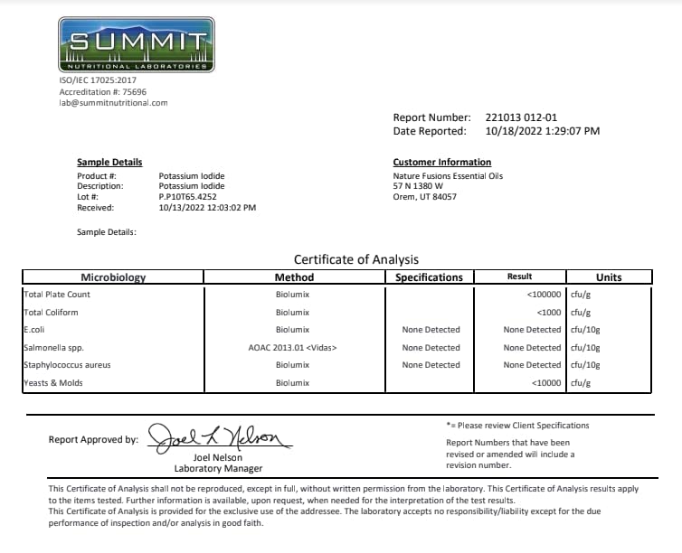 Potassium Iodide Tablets 130 mg (Pack of 2) - (120 Tablets) 10 Year Shelf-Life EXP 2034 to 2035 - Ki Pills - Yoduro de potasio - Nutri Supplements - 3rd Party Tested - NSF cGMP Certified Facility