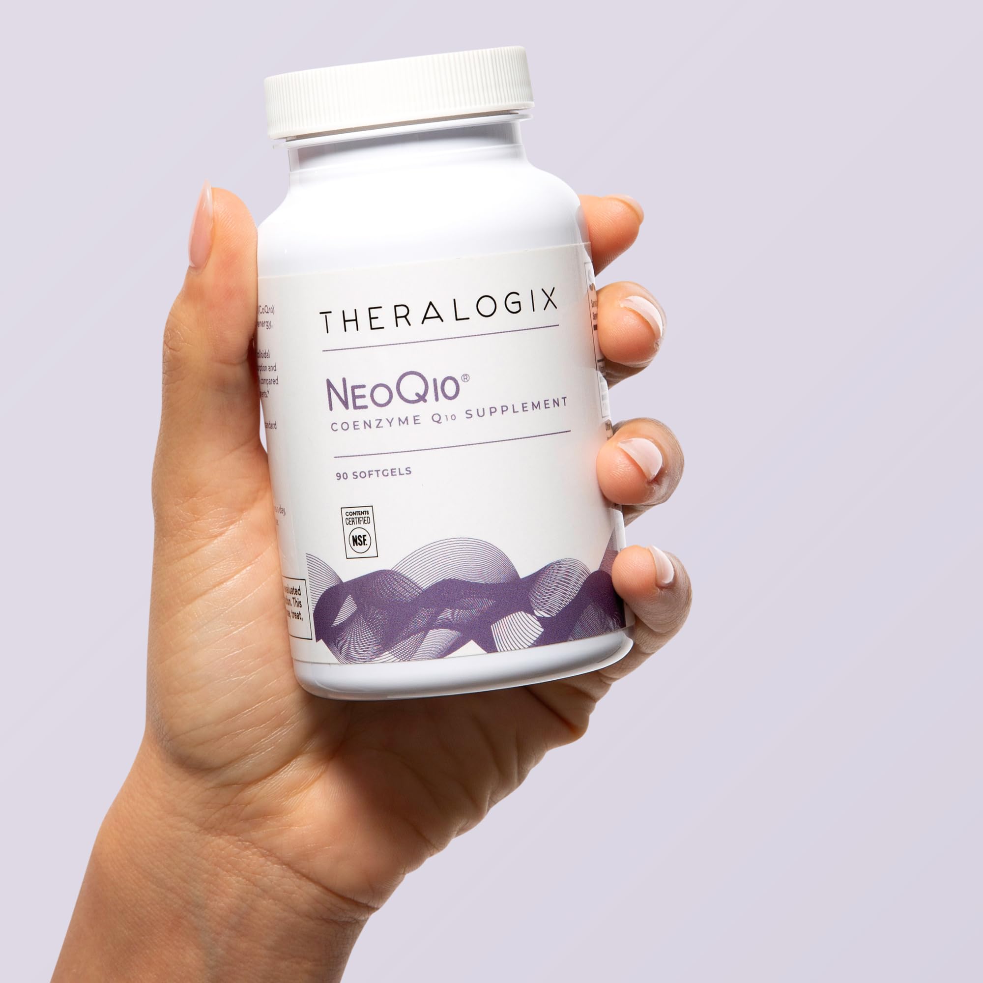 Theralogix NeoQ10 Coenzyme Q10 Supplement - Heart Health & Fertility Support - CoQ10 Fertility Supplement for Men & Women* - NSF Certified - 90 Softgels (90-Day Supply)