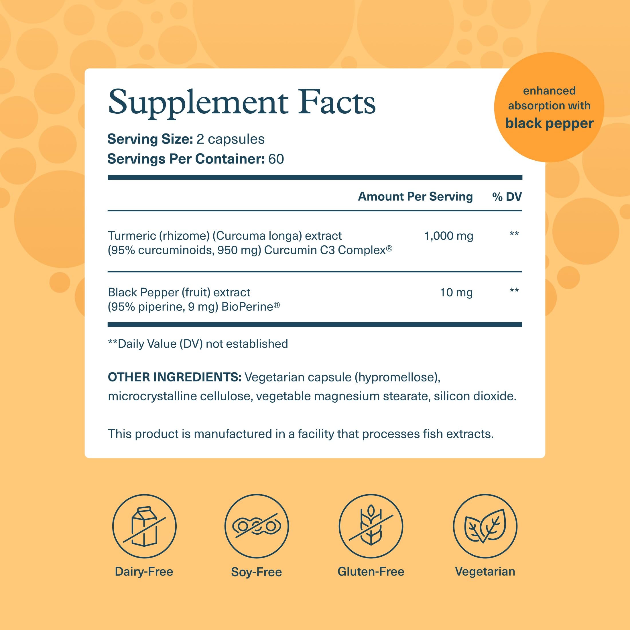 Youtheory Turmeric Extra Strength - 1,000 mg Turmeric Supplement - with 10 mg Black Pepper - Curcumin Joint Support* - Soy, Dairy & Gluten Free -120 Vegetarian Capsules