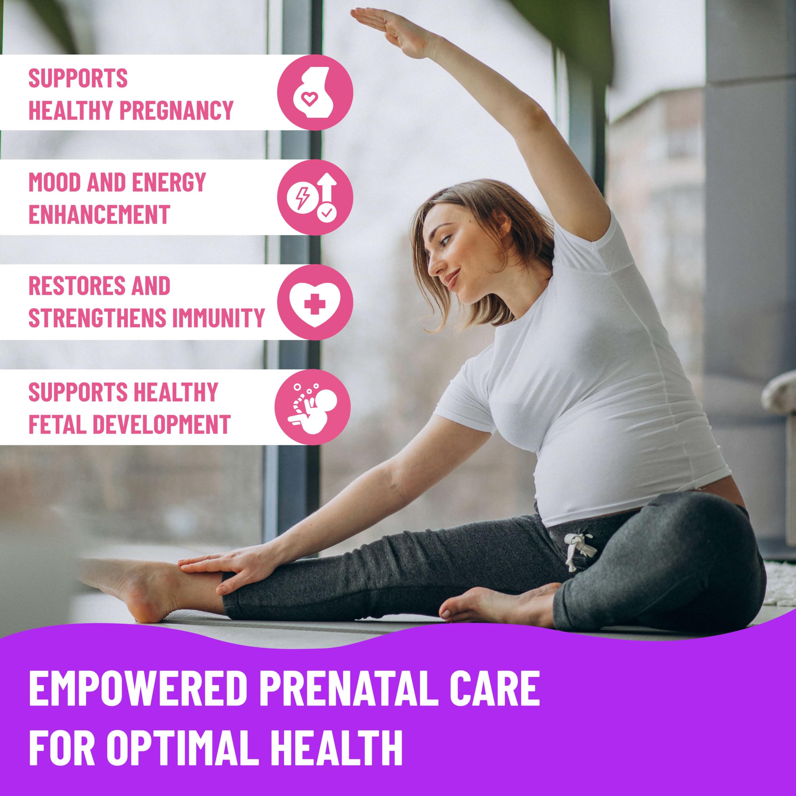 Mama's Select Prenatal Vitamins for Women – Allergen-Free, MTHFR Friendly, Methylated Folate & B Vitamins, Easy-to-Digest, Supports Fetal Development, Once Daily, Vegan, No Biotin