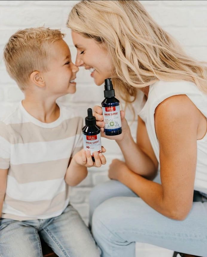 Silver Biotics Patented Multivalent SilverSol Technology | Ag₄O₄ 10 PPM Immune Support | Bio-Hacking Immune Building Natural Support | 4 oz. Sprayer