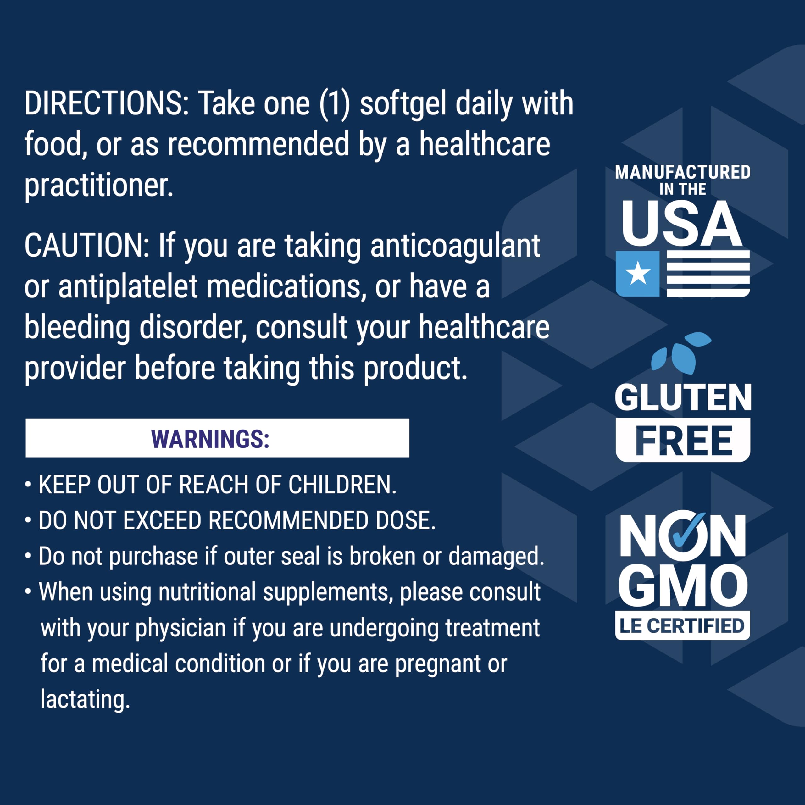 Life Extension Super Vitamin E, 268 mg (400 IU), Non-Synthetic Vitamin E Supplement Promotes Whole-Body Health, Gluten-Free, Non-GMO, 90 softgels