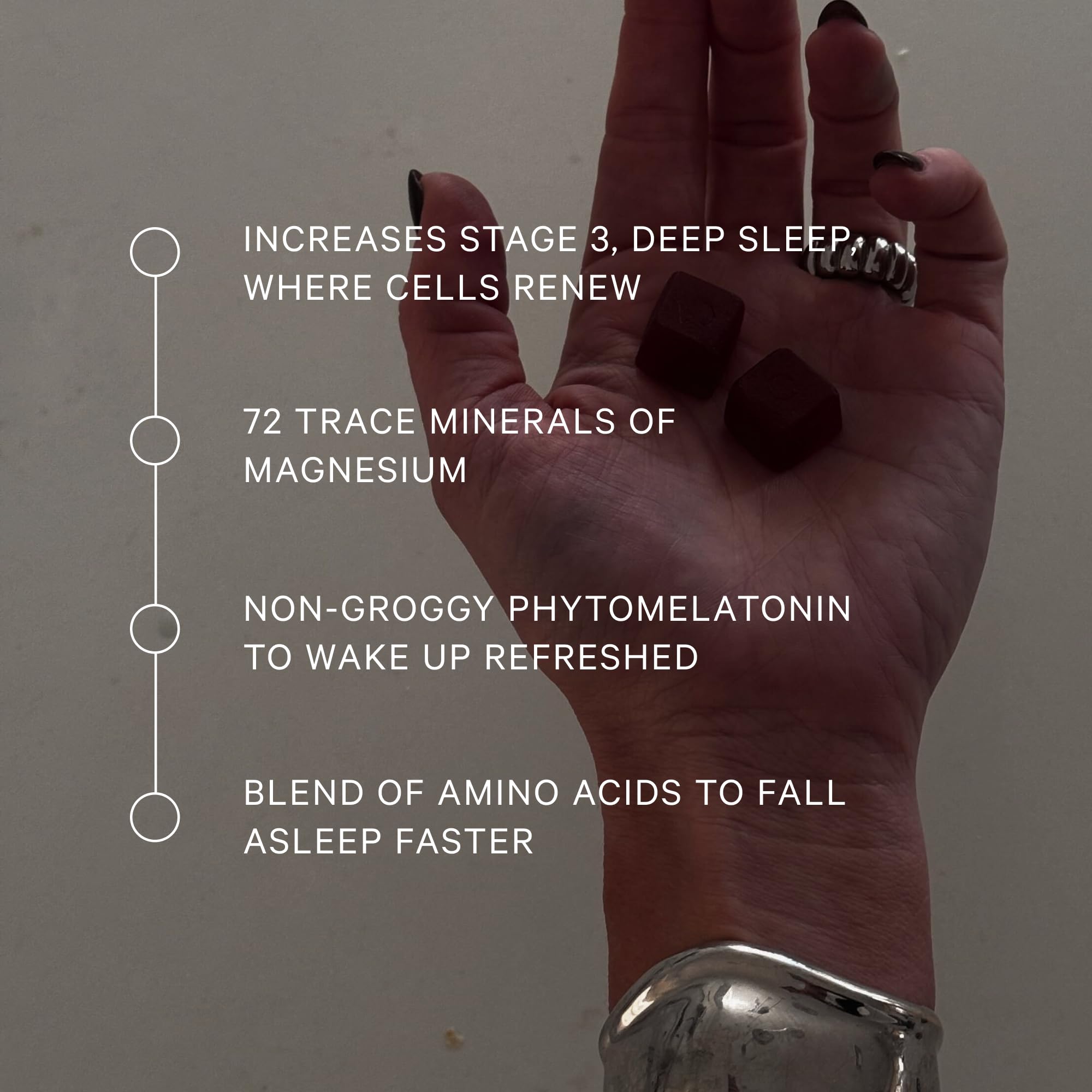 Juna Nightcap Sleep Gummies — Plant-Based Phytomelatonin + 8 Botanicals for Deep, Restorative Sleep | Non Groggy | GABA, Magnesium, Tart Cherry, Passionflower | Sugar-Free, Vegan | 30 Gummies