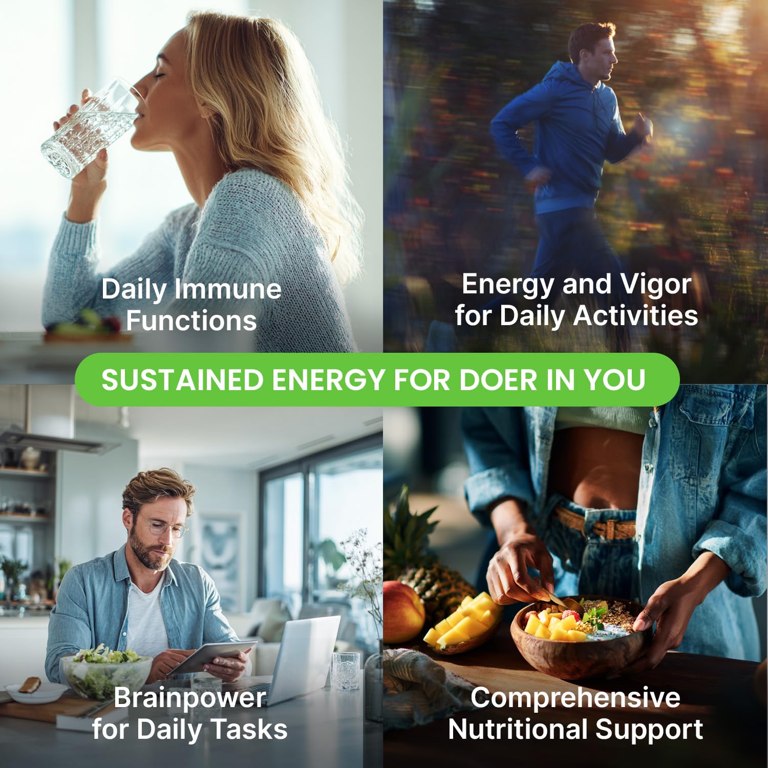 Methylated B Complex with Methylfolate and B12 Methylcobalamin 1000 mcg - Methylated Multivitamin for Energy, Brain Function, and Wellness - Vitamin B Complex for Men & Women (90 Servings) (Pack of 1)