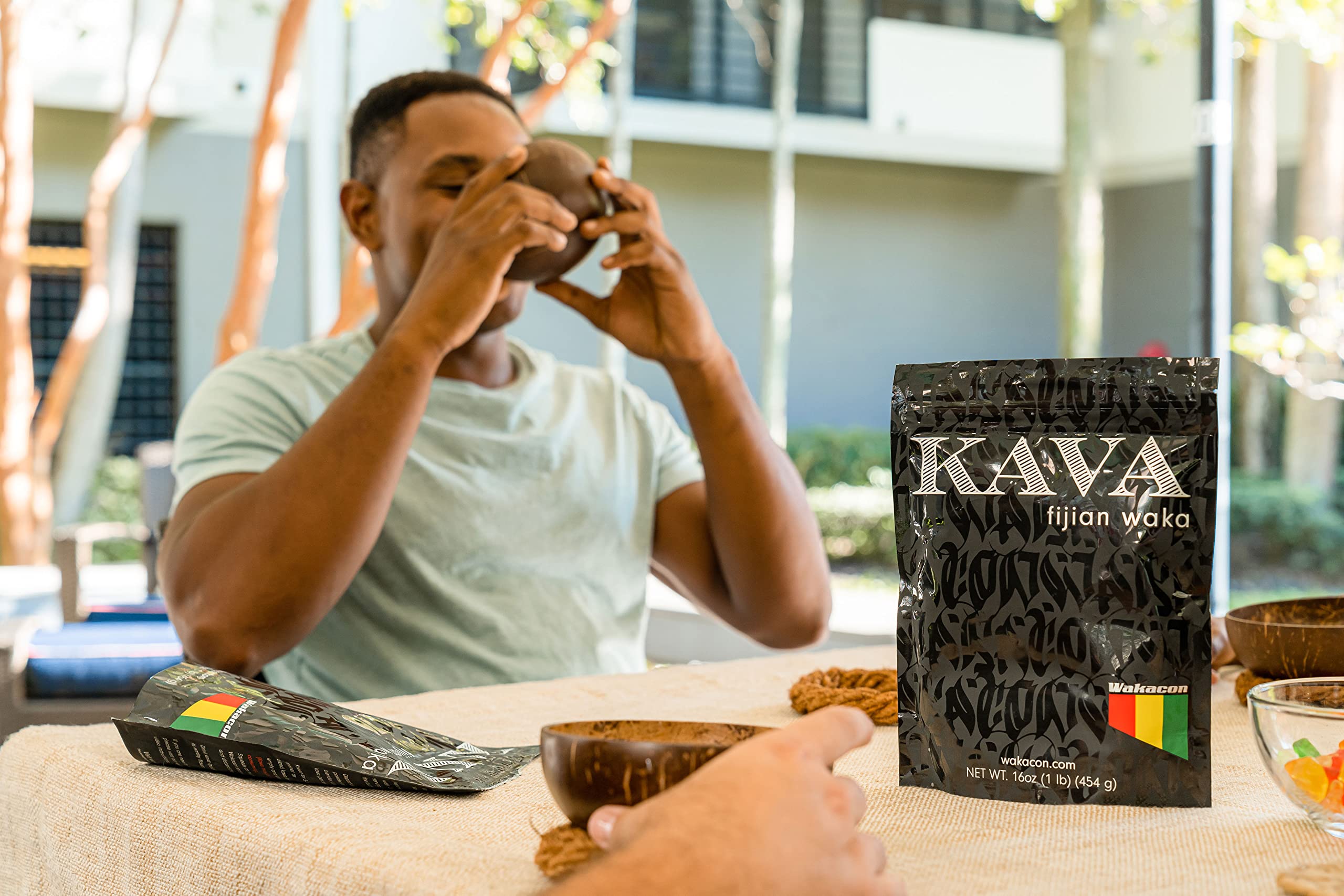 Wakacon Kava Waka Powder – Authentic, Noble Kava Root Powder from Fiji – Premium, Responsibly Sourced, 16 Oz