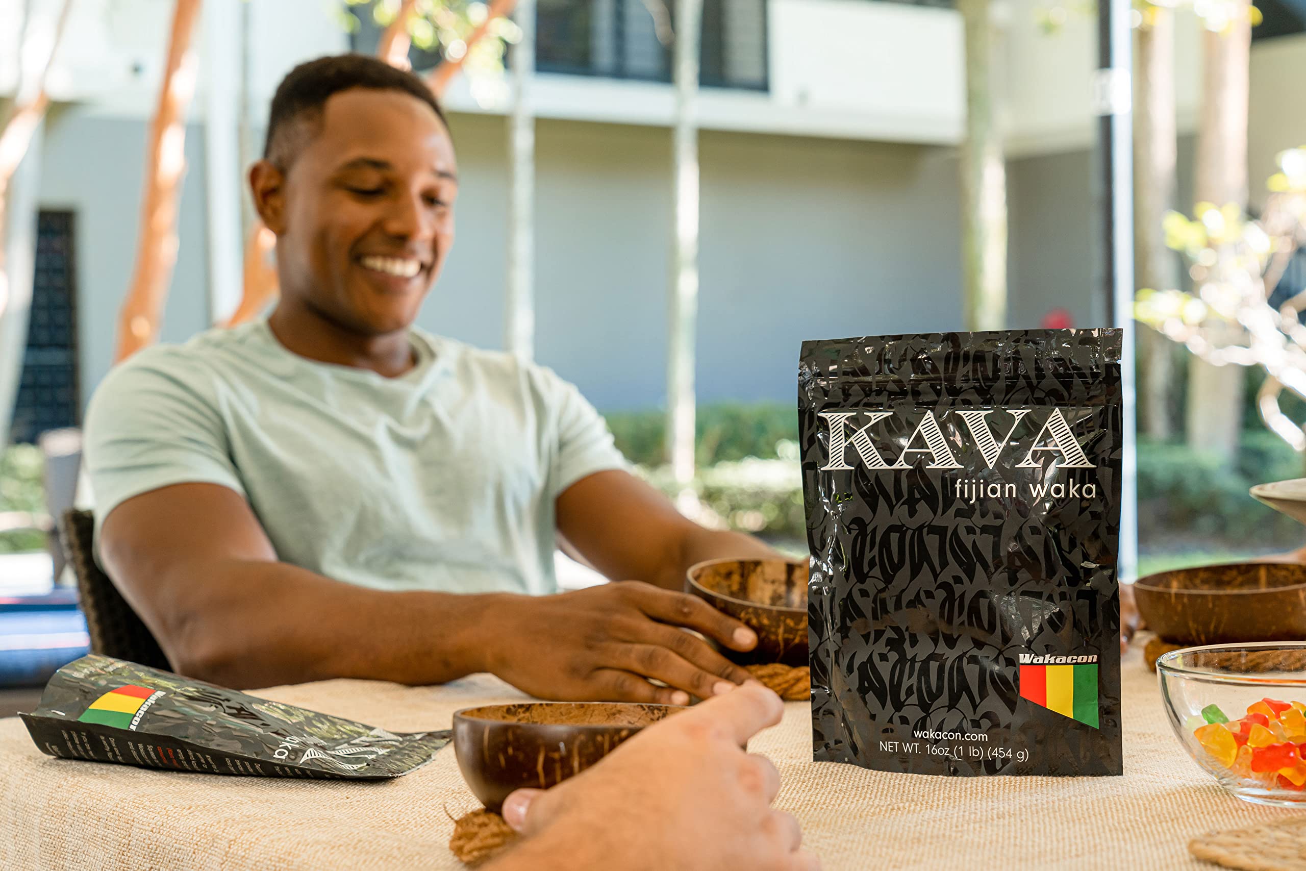 Wakacon Kava Waka Powder – Authentic, Noble Kava Root Powder from Fiji – Premium, Responsibly Sourced, 16 Oz