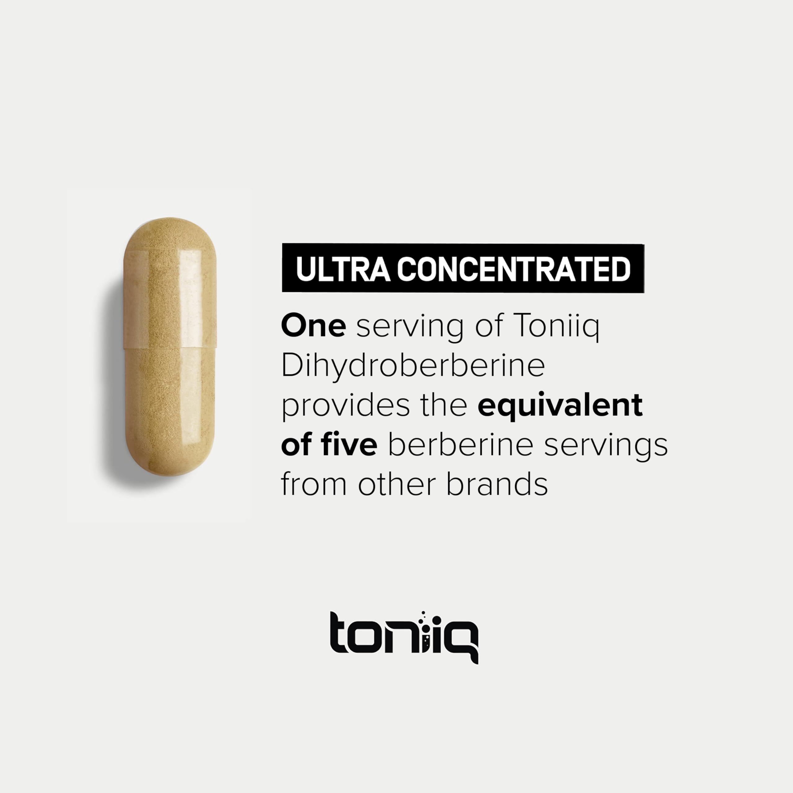 Toniiq Dihydroberberine Supplement - Ultra High Potency 1,000mg Formula with GlucoVantage, 10:1 Ceylon Cinnamon & 50:1 Milk Thistle - Third-Party Lab Tested