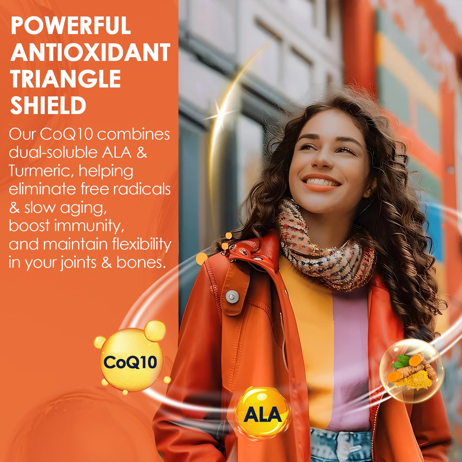 NATURE TARGET Ubiquinol CoQ10 200mg softgels with PQQ & Turmeric, High Absorption Coenzyme Q10 Supplement with ALA & Black Pepper, Antioxidant for Heart & Brain Health, Energy Production, 120 Count