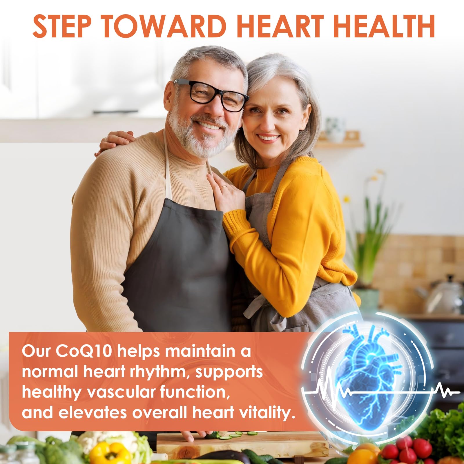 NATURE TARGET Ubiquinol CoQ10 200mg softgels with PQQ & Turmeric, High Absorption Coenzyme Q10 Supplement with ALA & Black Pepper, Antioxidant for Heart & Brain Health, Energy Production, 120 Count