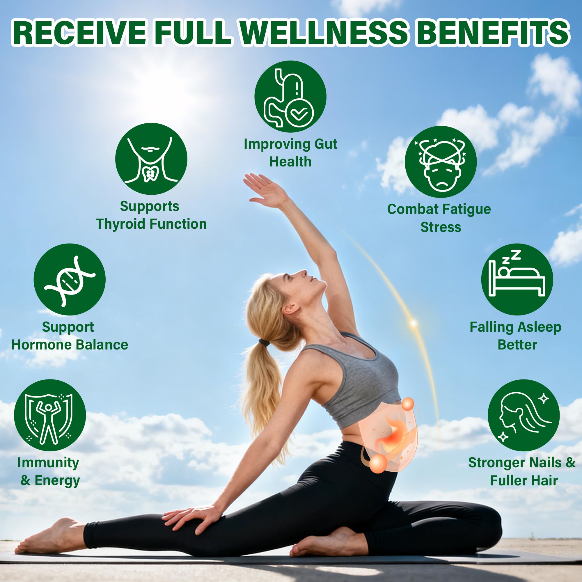 Crobirware Thyroid Support Complex Liquid Drops for Women & Men - High Potency Iodine, Zinc, Selenium & Ashwagandha for Cortisol & Stress Relief - Natural Metabolism & Energy Booster - 4 oz (120ml)