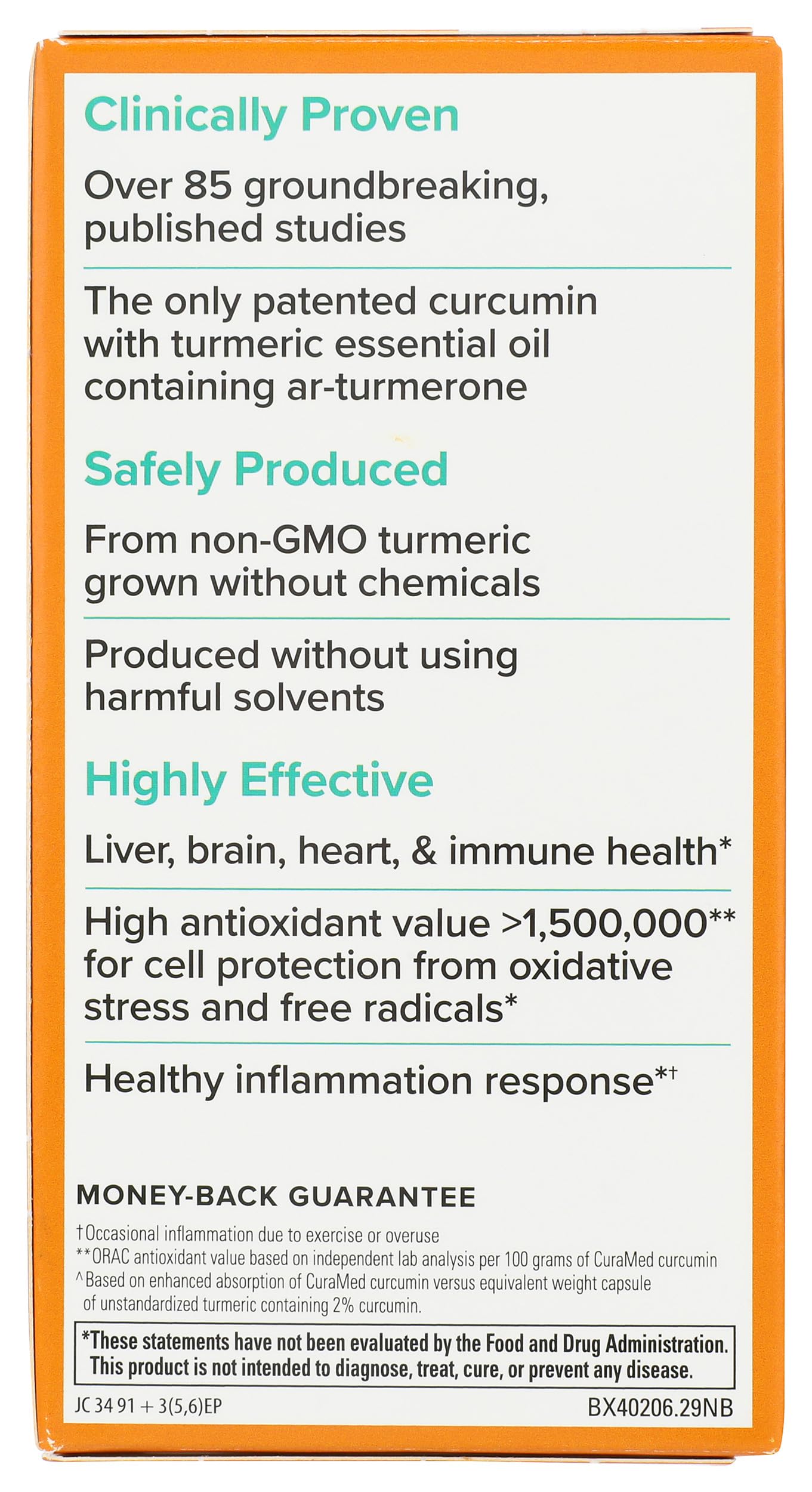 Terry Naturally CuraMed 375mg - Antioxidant Supplement for Brain & Immune Health Support - Dietary Supplement with Curcumin & Turmeric Essential Oil - Herbal Liver Support - 60 Softgels