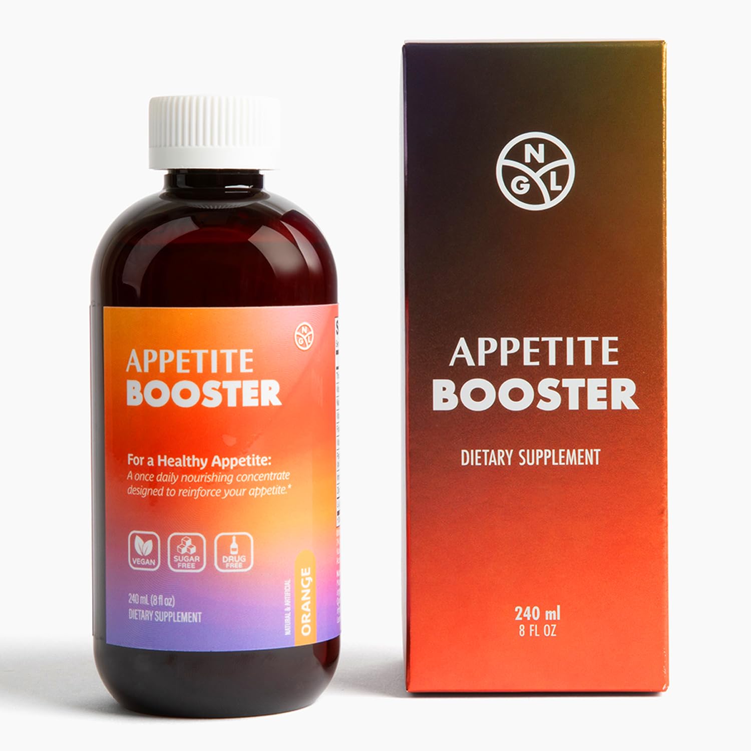 Appetite Booster Weight Gain Stimulant Supplement Eat More for Underweight Adults & Kids 4+ Fortified with Vitamins B1,B2,B3,B5,B6,B12, Folic Acid, Iron, Zinc, Amino Acids, Flax Seed Oil