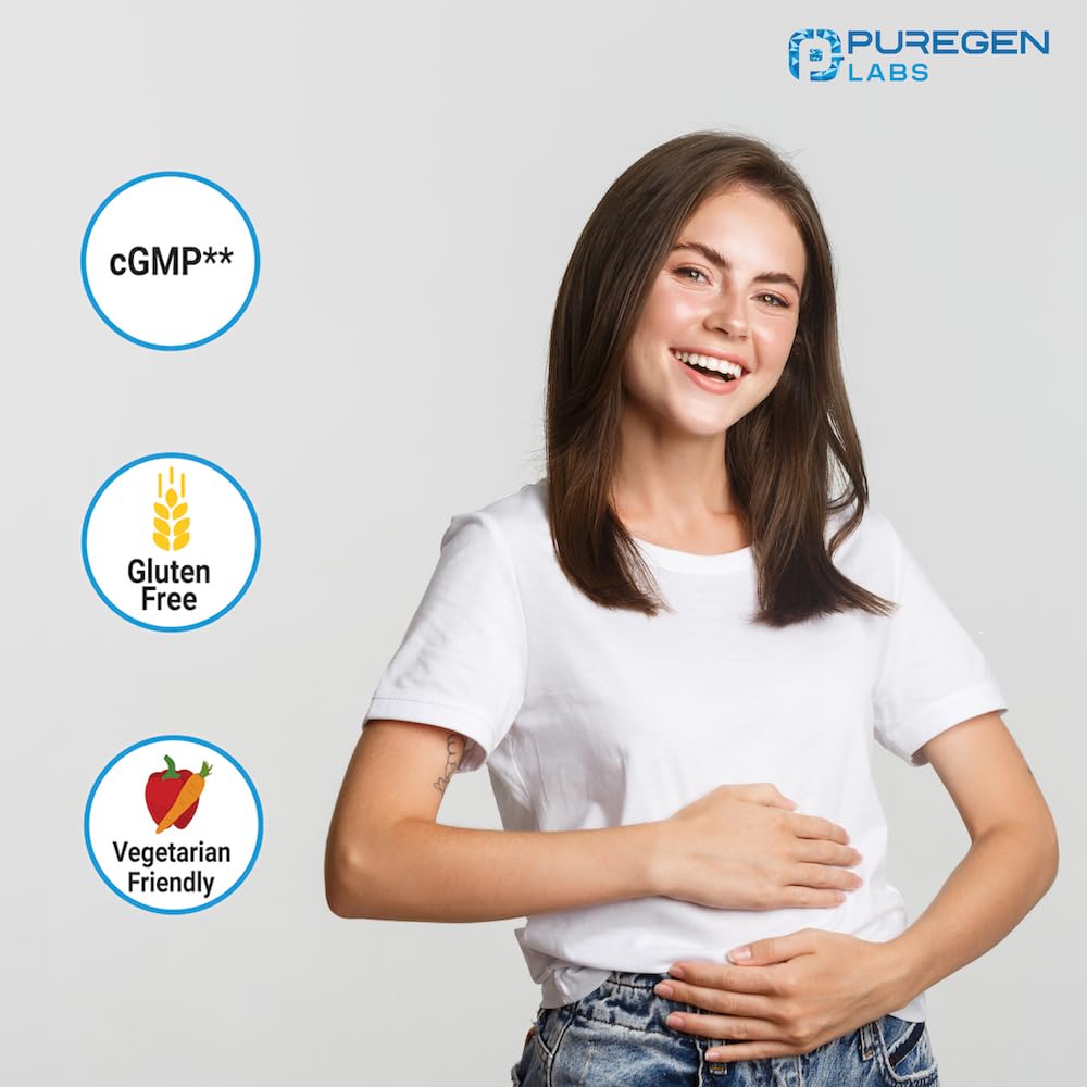 Puregen Labs Dairy Relief Fast Acting Lactase Enzyme 9000 FCC, Lactose Intolerance Pills 360 Tablets