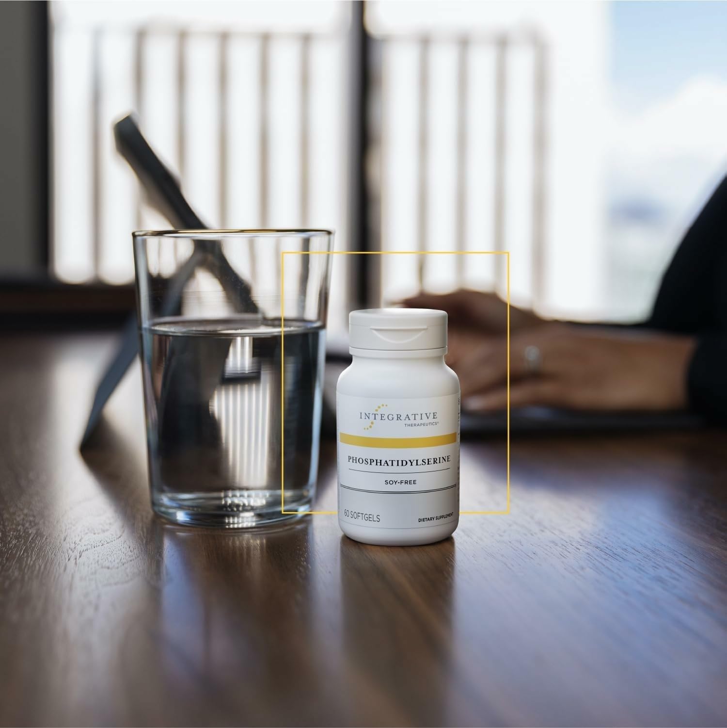 Integrative Therapeutics Phosphatidylserine - Brain Function Support Supplement* - Supports Healthy Stress Response* - Gluten-Free, Soy-Free & Dairy-Free - 60 Softgels (60 Servings)