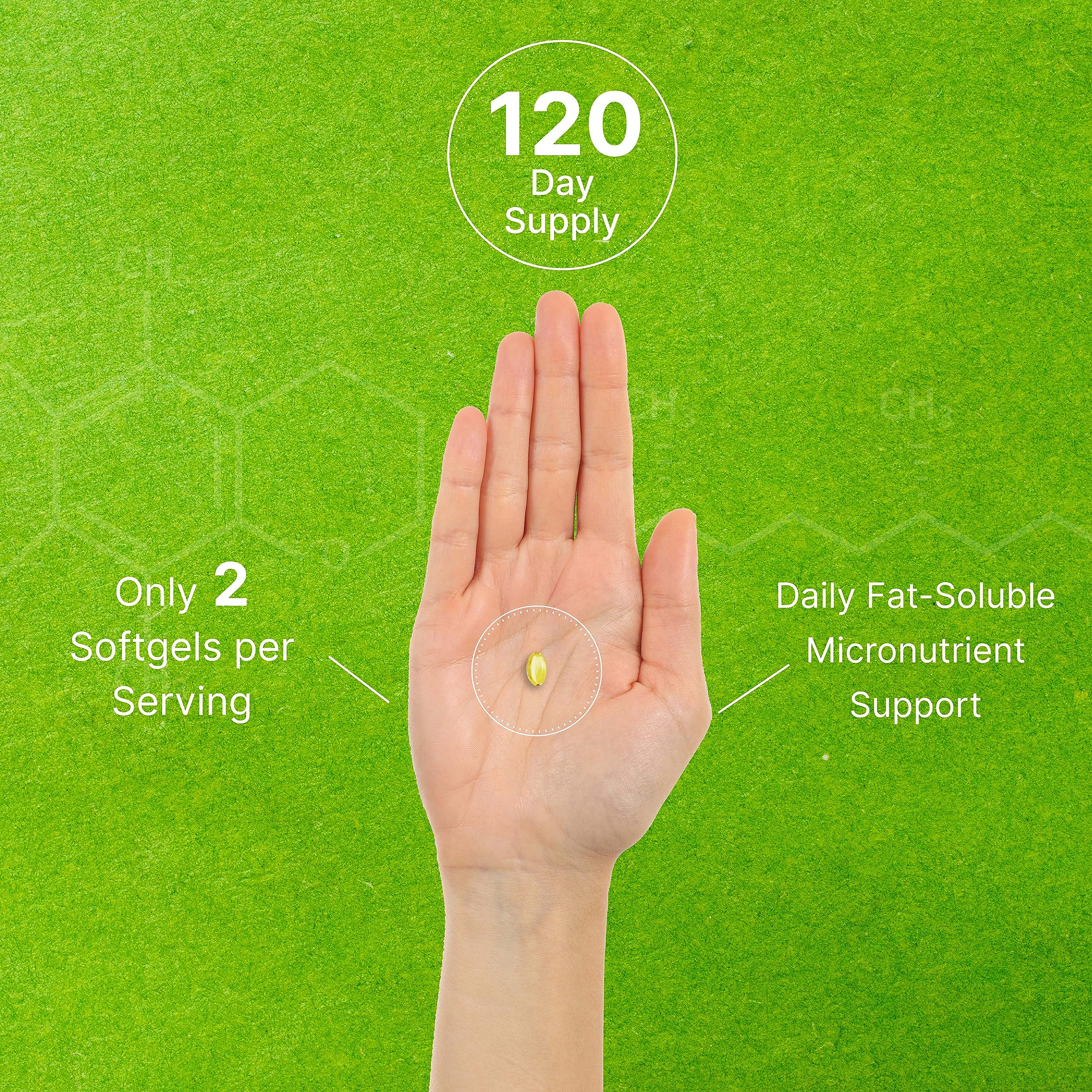 Vitamin E Supplements, 1,000 IU Per Serving, 240 Softgels – Extra Strength Antioxidant Protection – Bioavailable Stable Form – Skin, Heart, Brain, & Immune Support – Non-GMO