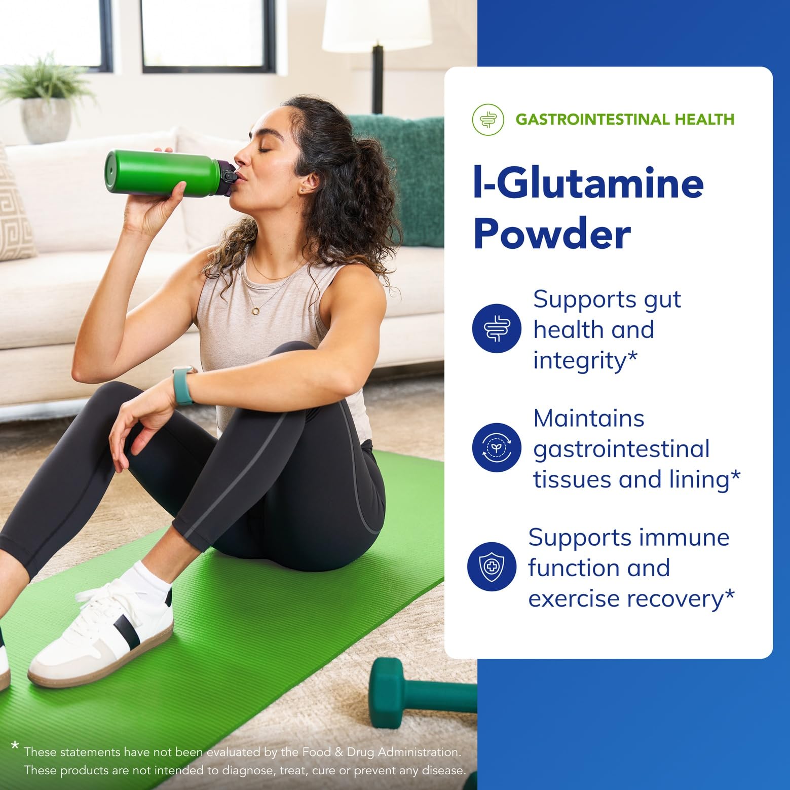 Pure Encapsulations L-Glutamine Powder - Supplement for Immune and Digestive Support, Gut Health and Lining, Metabolism, and Muscle Support* - with Pure Free-Form L-Glutamine - 8 Ounces