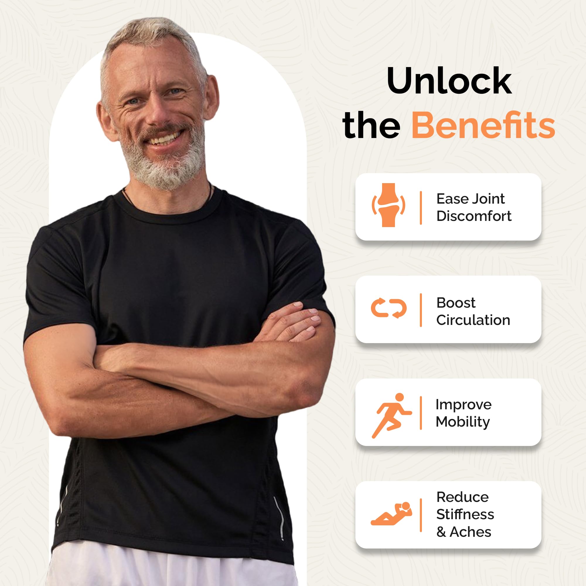 UpWellness Cartilage Revive + Joint Support Supplement for Men and Women with Type II Collagen for Joints - D-Glucosamine Sulfate, MSM, Vitamin D3, Vitamin C and More - 60 Capsules