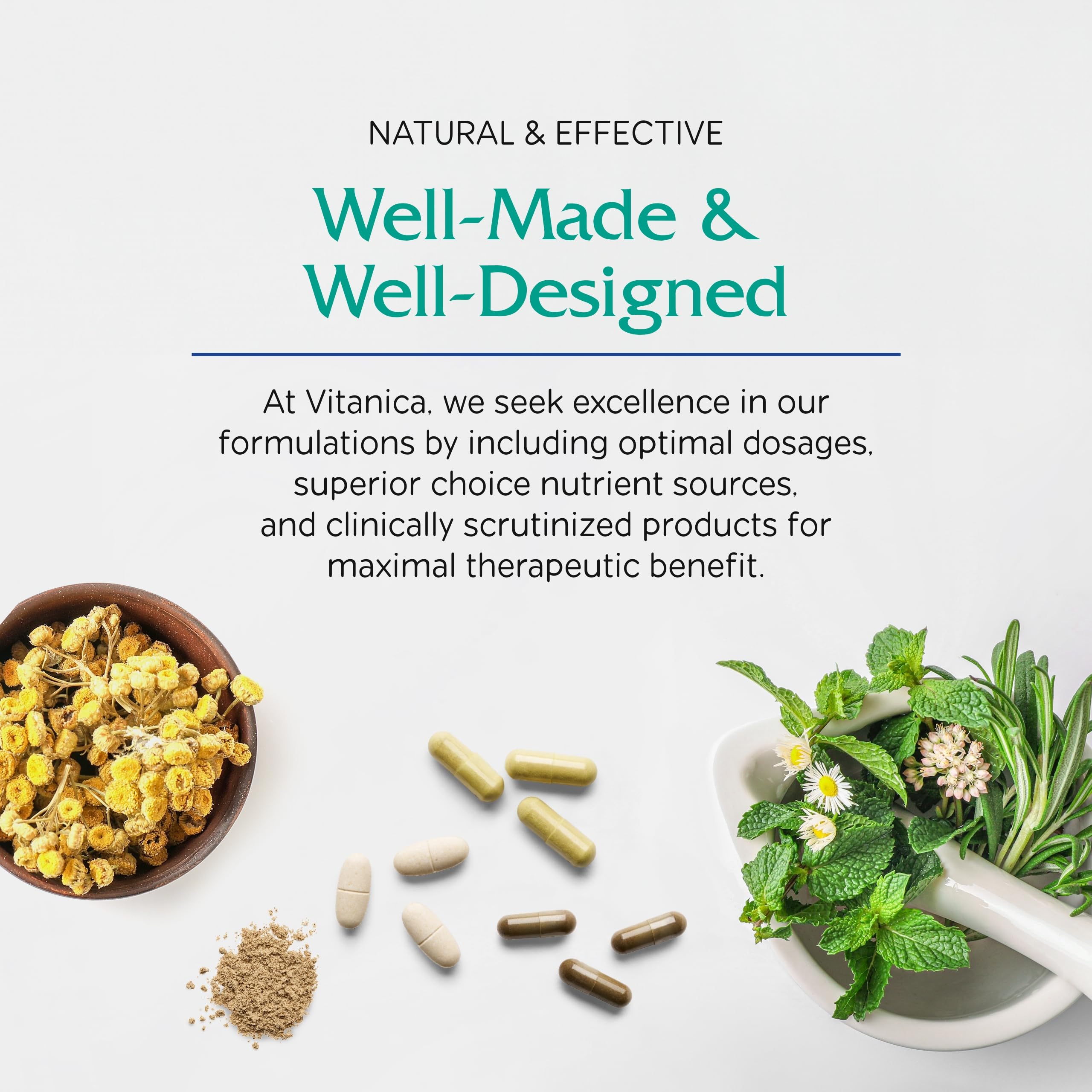 Vitanica Iron Extra, Iron Supplement Enhanced Absorption with Vitamin C 500mg, Methylfolate 400mcg, B12 Vitamin 500mcg, Calcium, Yellow Dock, Dandelion Root & Nettle Leaf Extract, Vegan, 60 Capsules